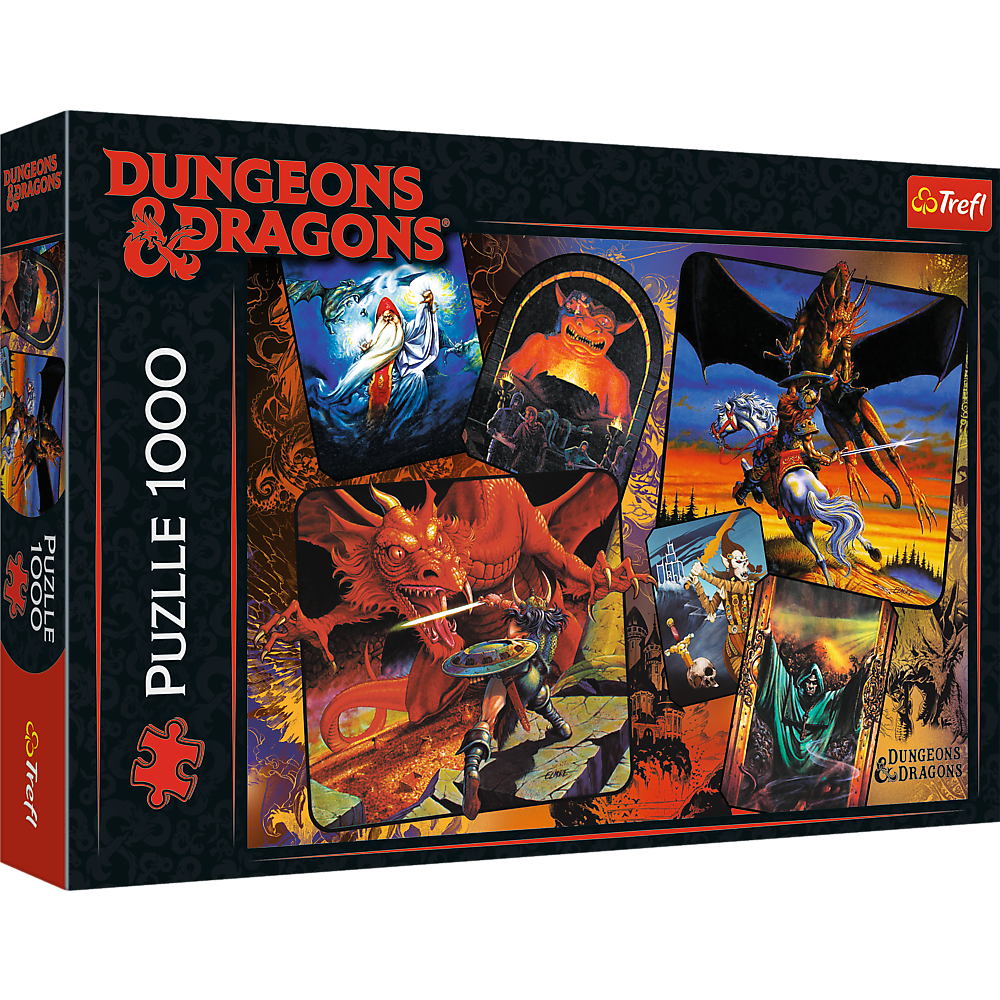 Trefl Red 1000 Piece Puzzle - Dungeons & Dragons - The Origins of D & D