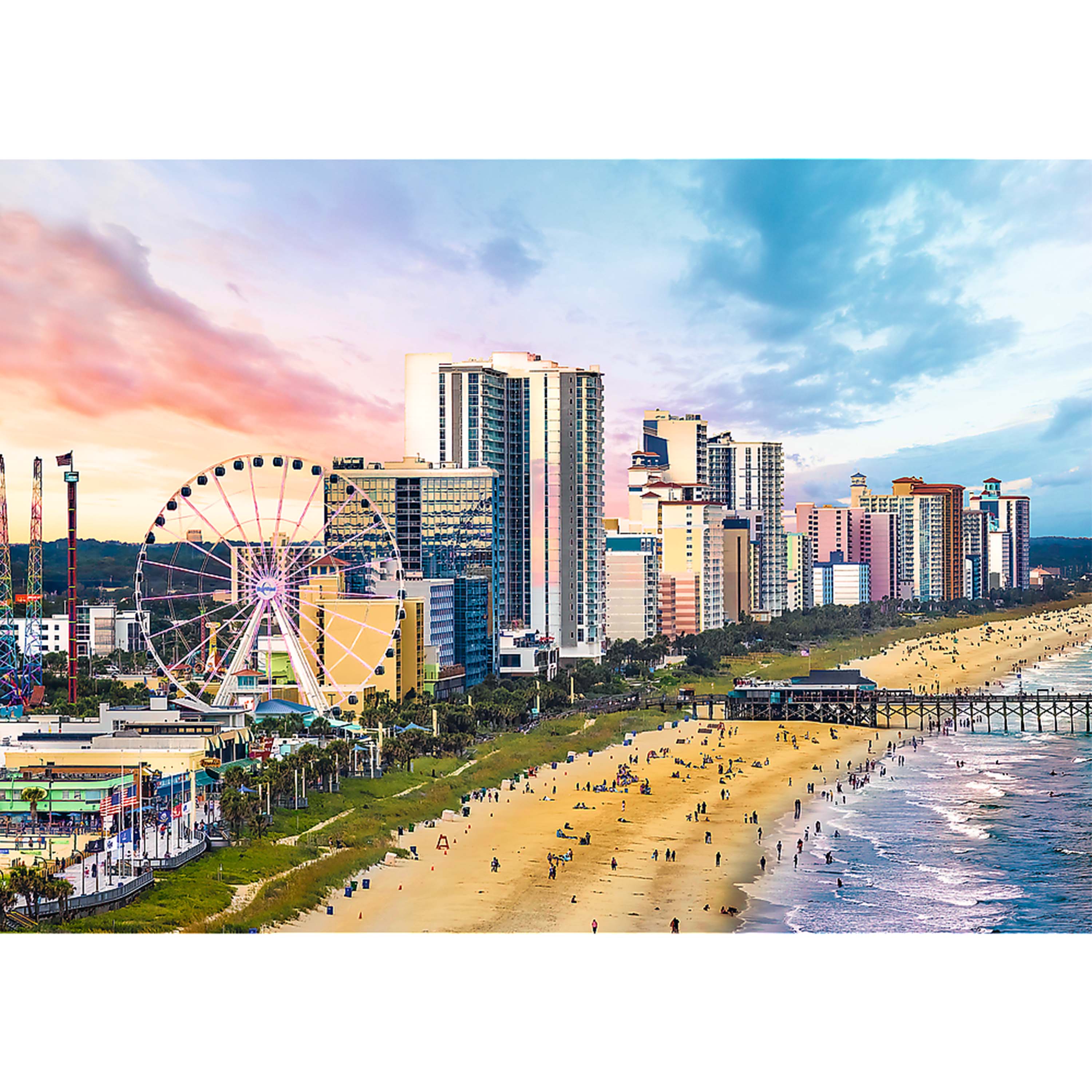 Trefl Red 1000 Piece Puzzle - Myrtle Beach South Carolina