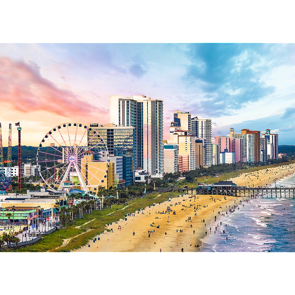 Trefl Red 1000 Piece Puzzle - Myrtle Beach South Carolina