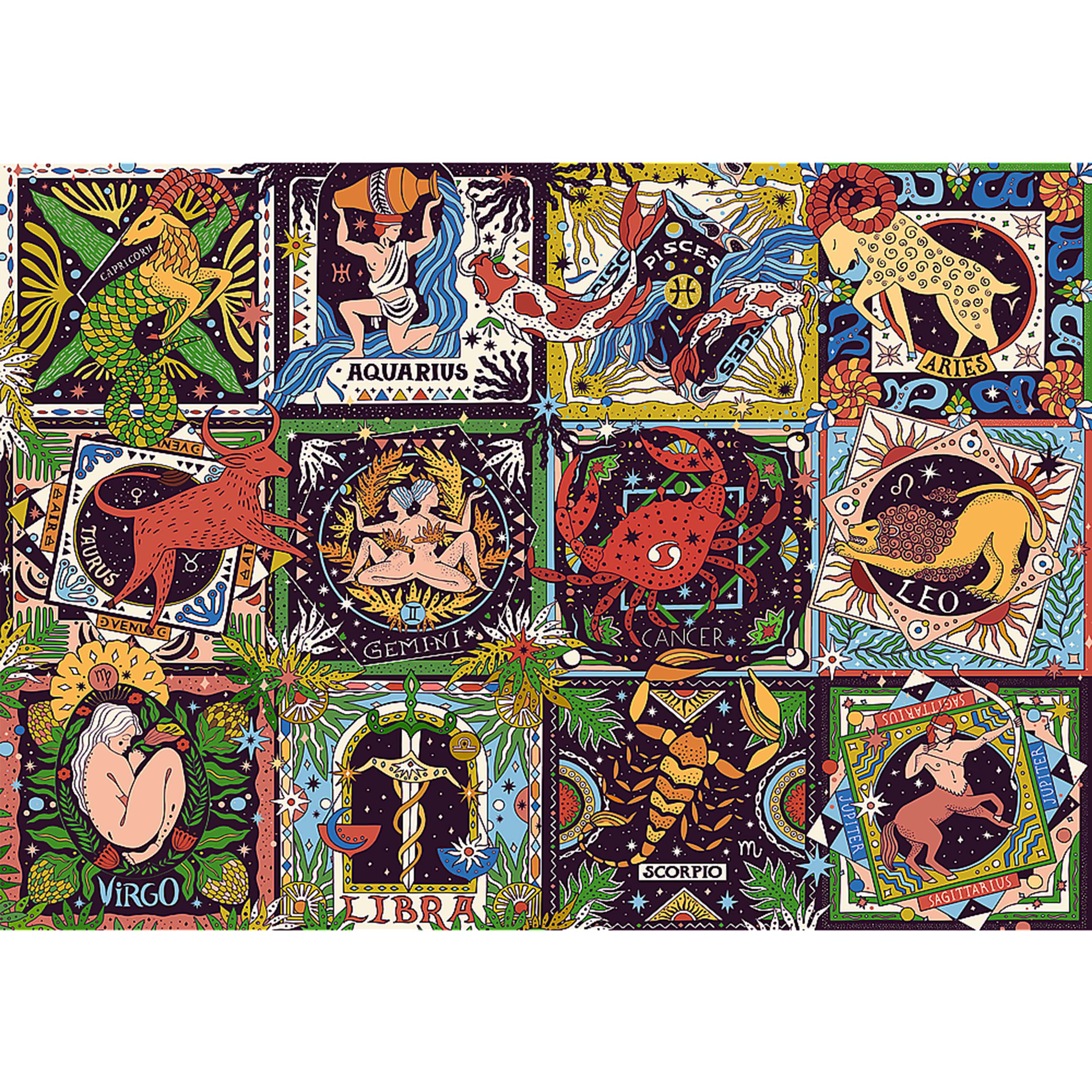 Trefl Prime 1000 Piece Puzzle - Zodiac Signs