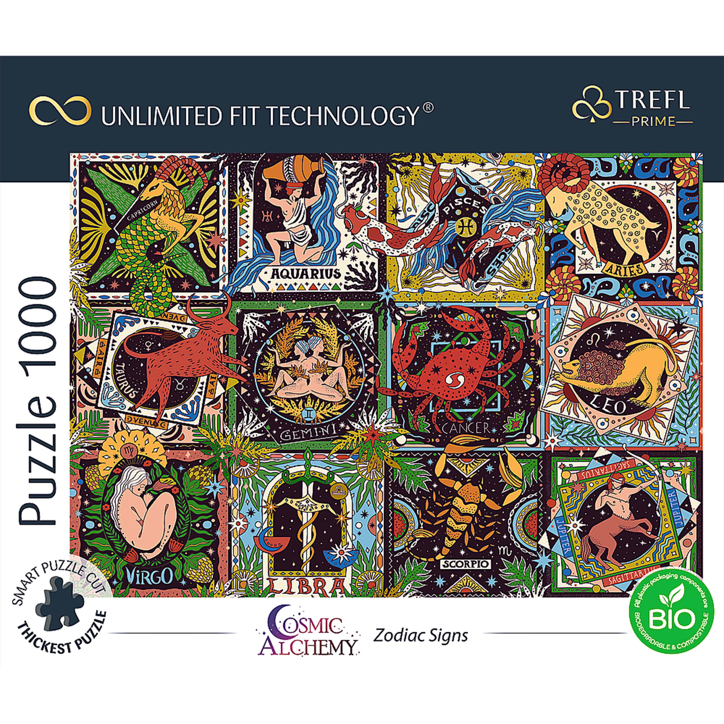 Trefl Prime 1000 Piece Puzzle - Zodiac Signs