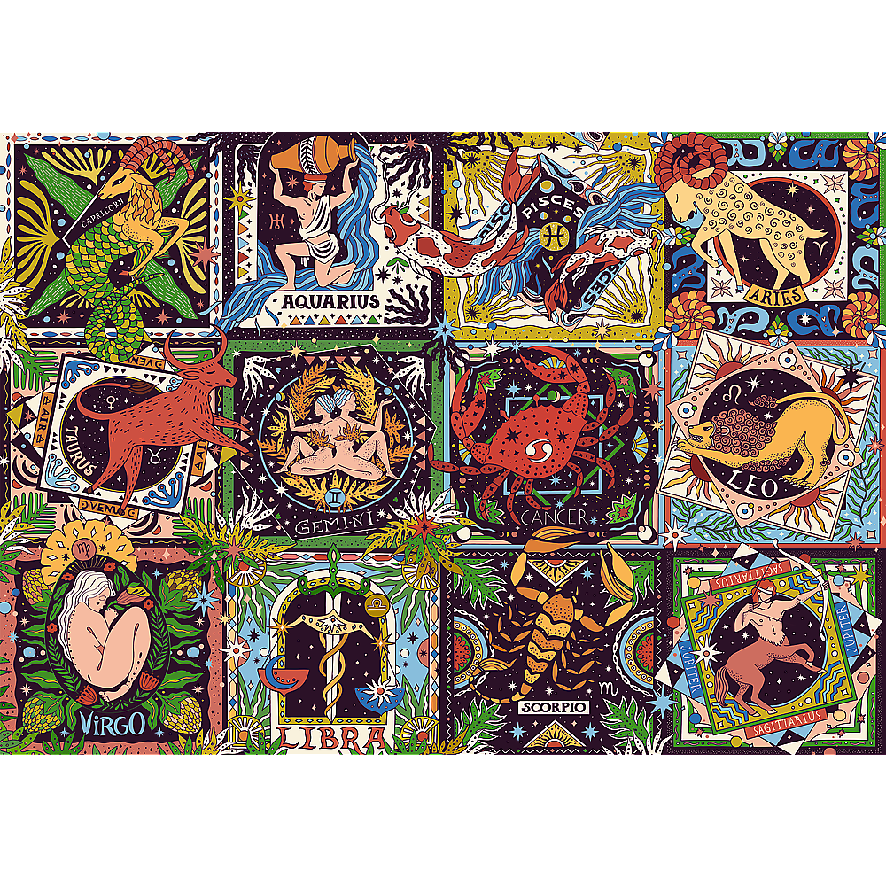 Trefl Prime 1000 Piece Puzzle - Zodiac Signs