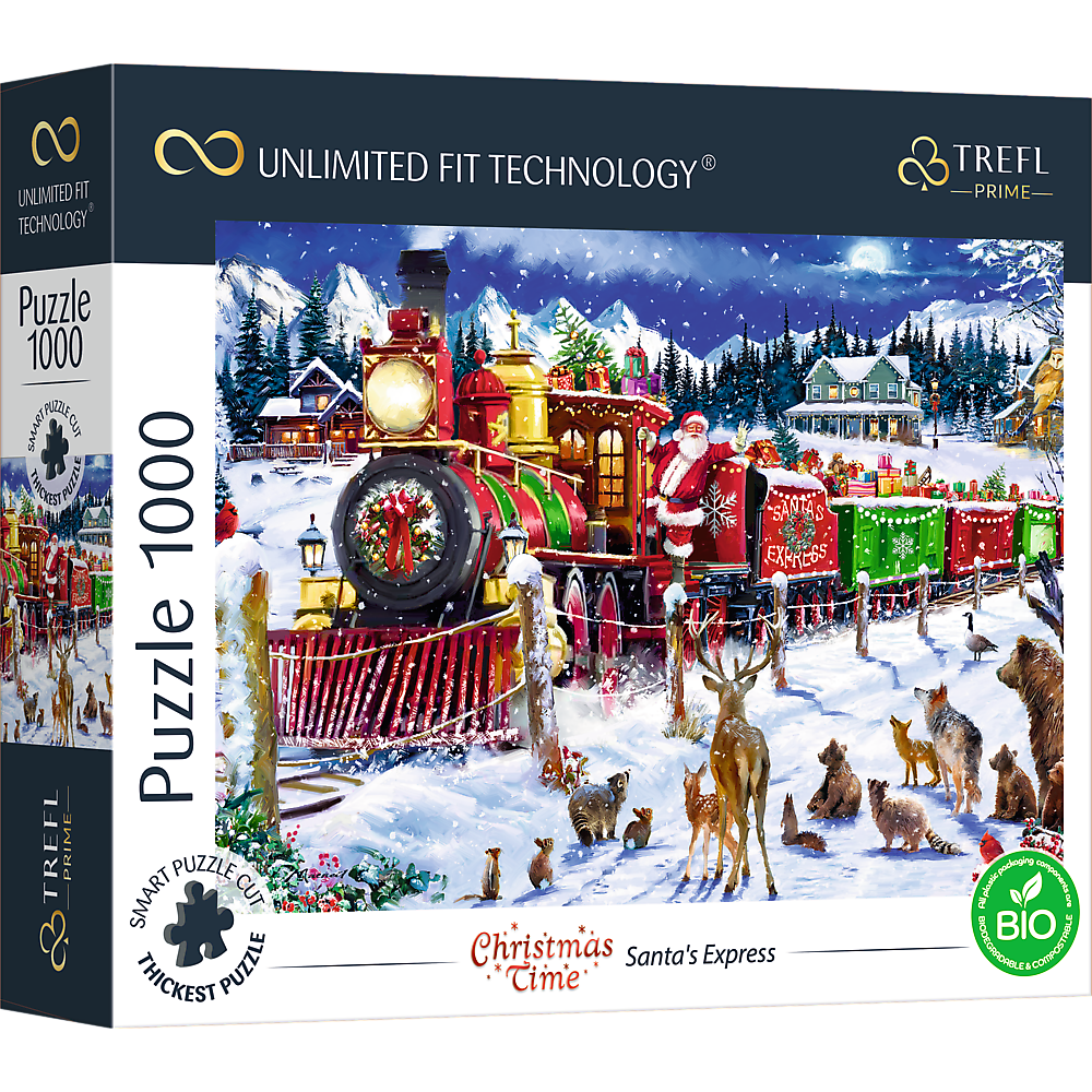 Trefl Prime 1000 Piece Puzzle - Santa's Express