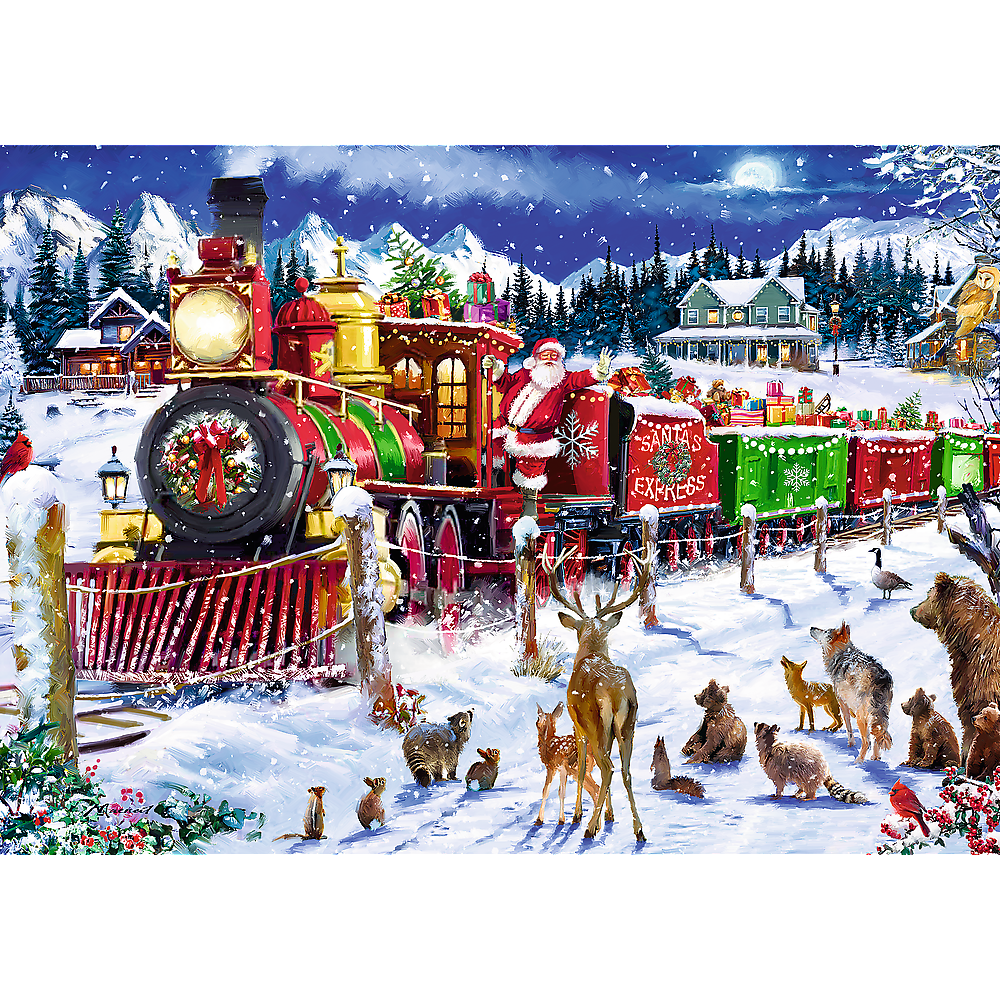 Trefl Prime 1000 Piece Puzzle - Santa's Express