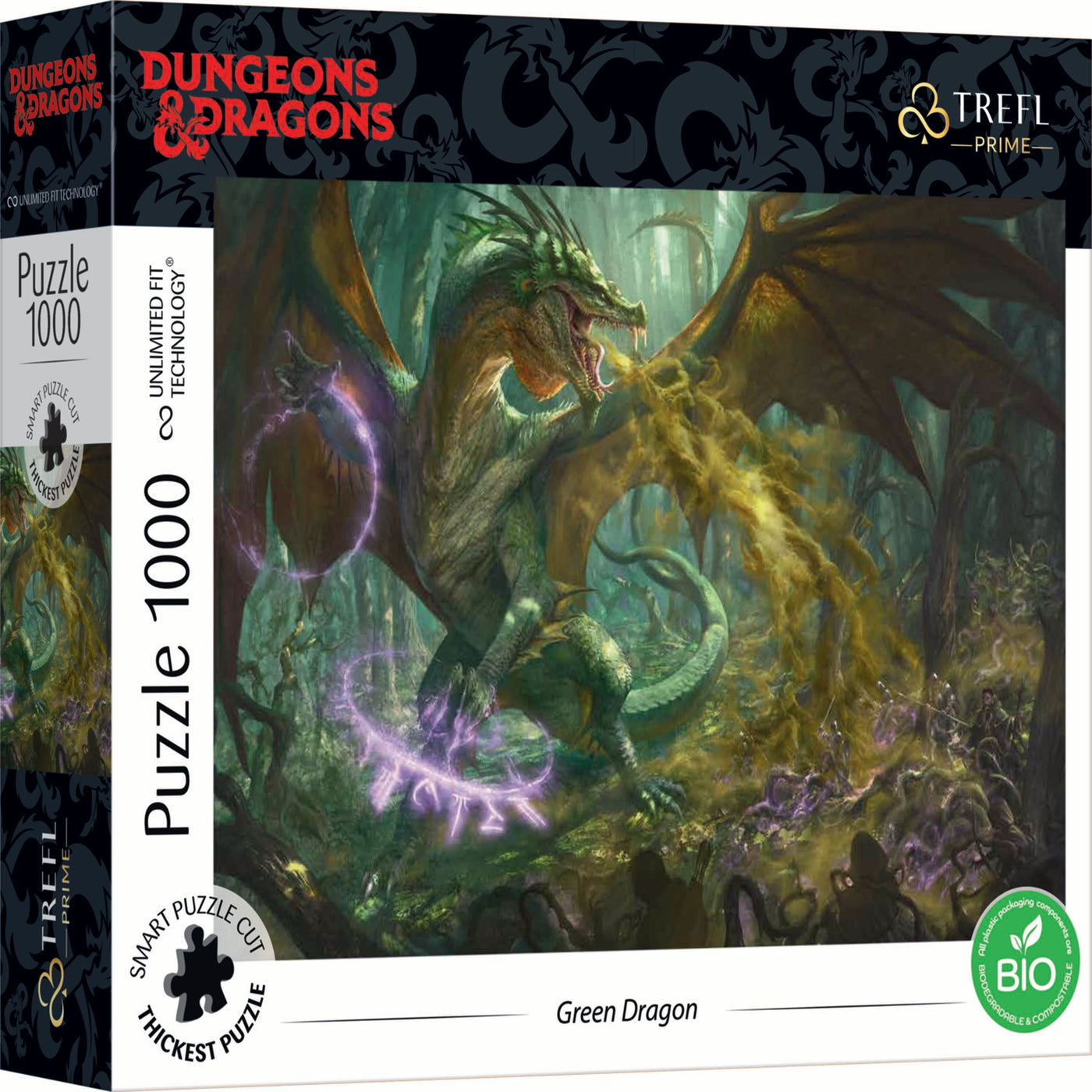 Trefl Prime Dungeons & Dragons: The Hunt for the Green Dragon 1000 Piece Puzzle