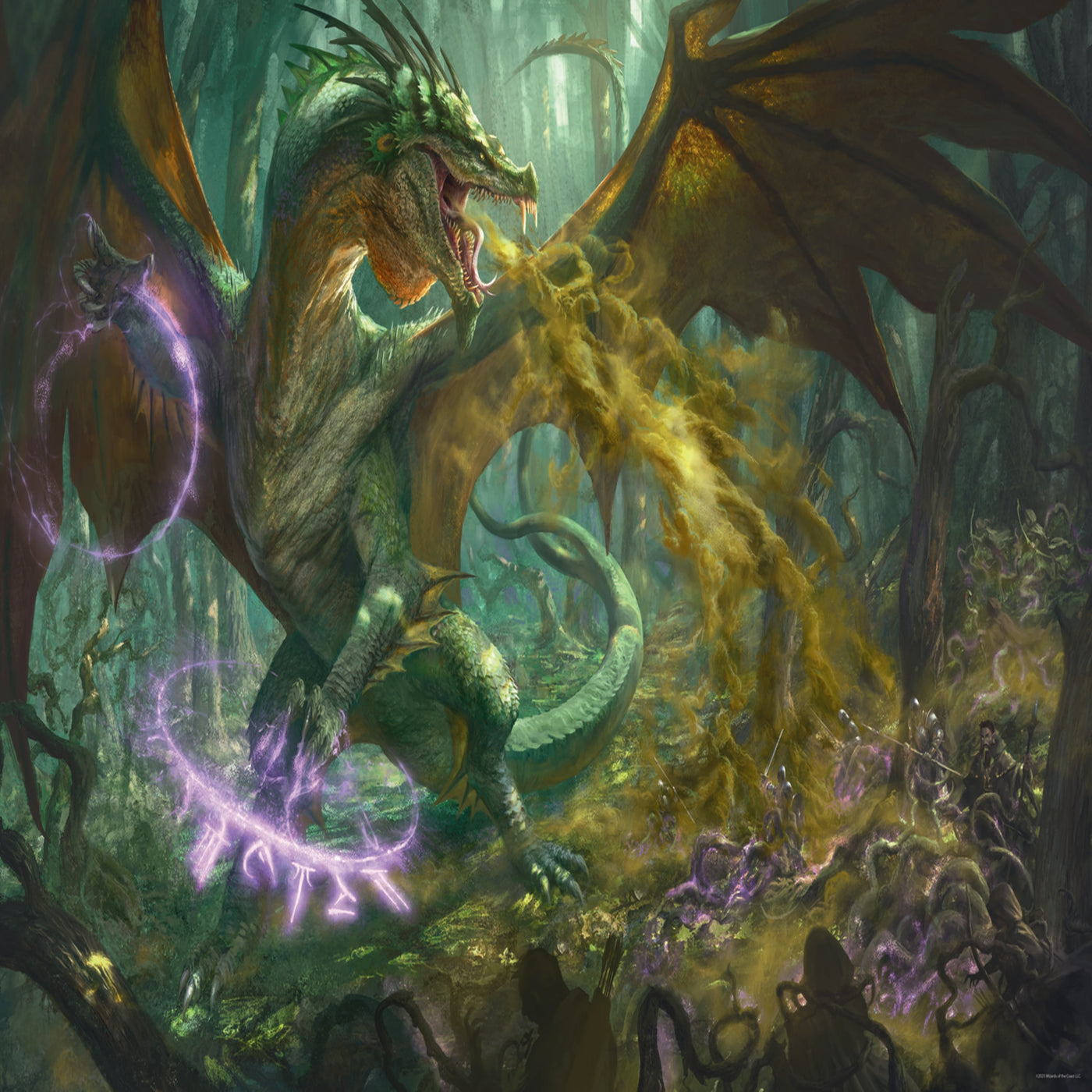 Trefl Prime Dungeons & Dragons: The Hunt for the Green Dragon 1000 Piece Puzzle