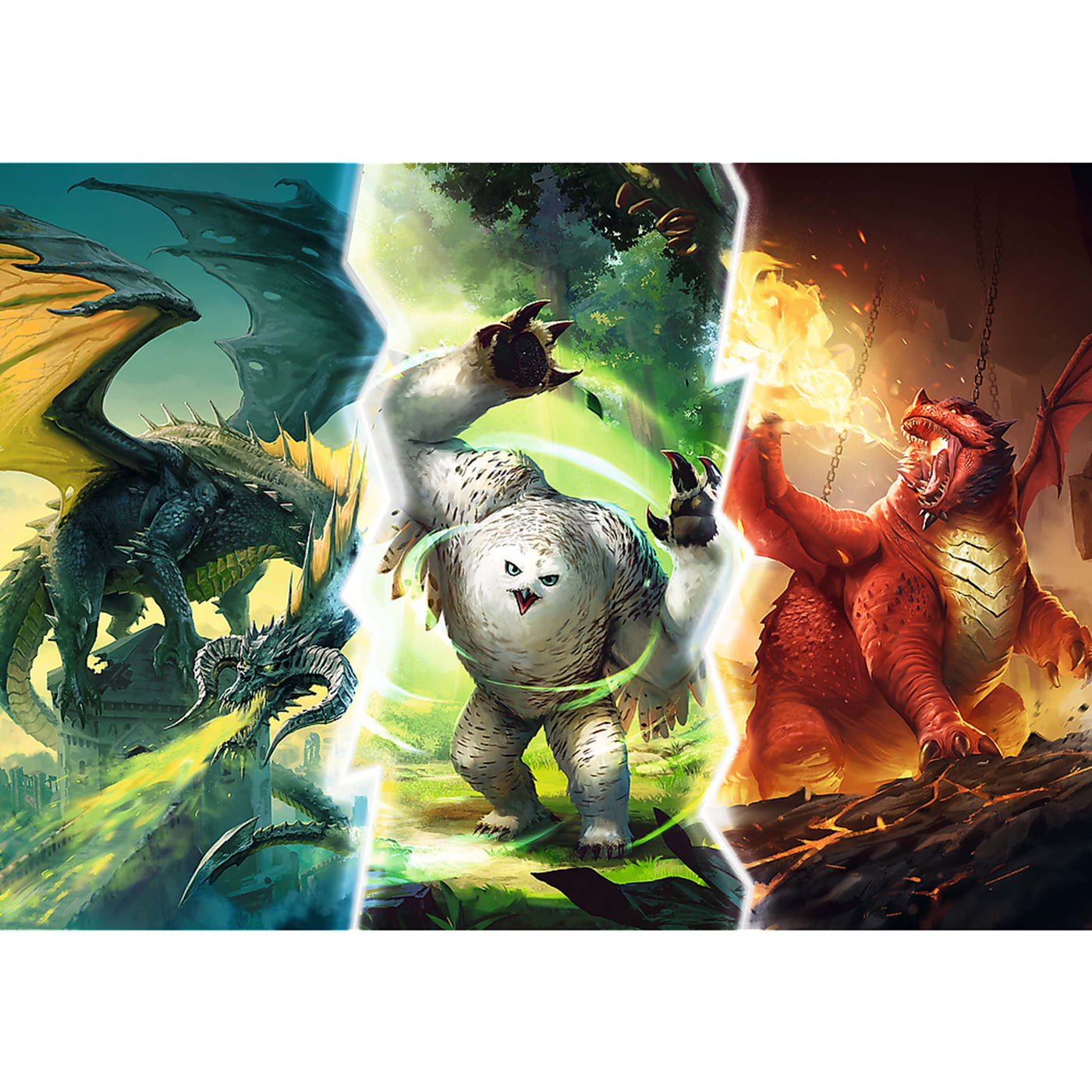 Trefl Red Dungeons & Dragons: Legendary Monsters of Faerun 1000 Piece Puzzle