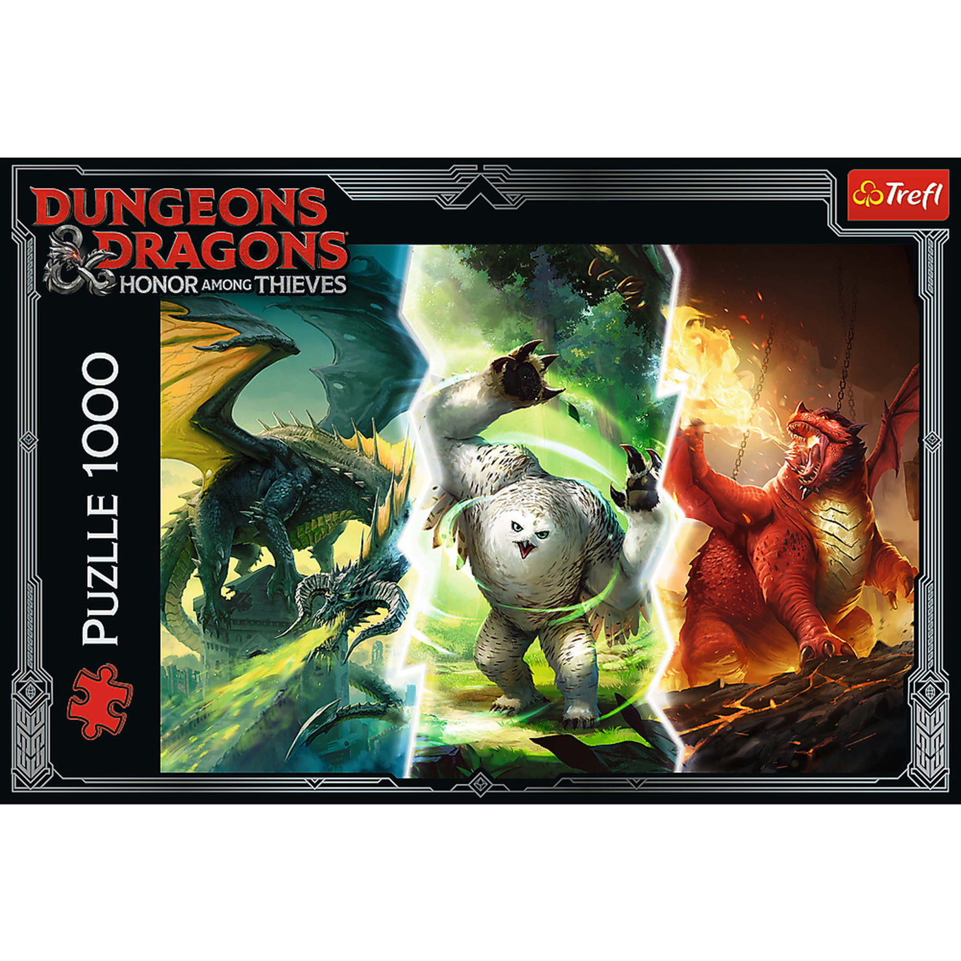 Trefl Red Dungeons & Dragons: Legendary Monsters of Faerun 1000 Piece Puzzle