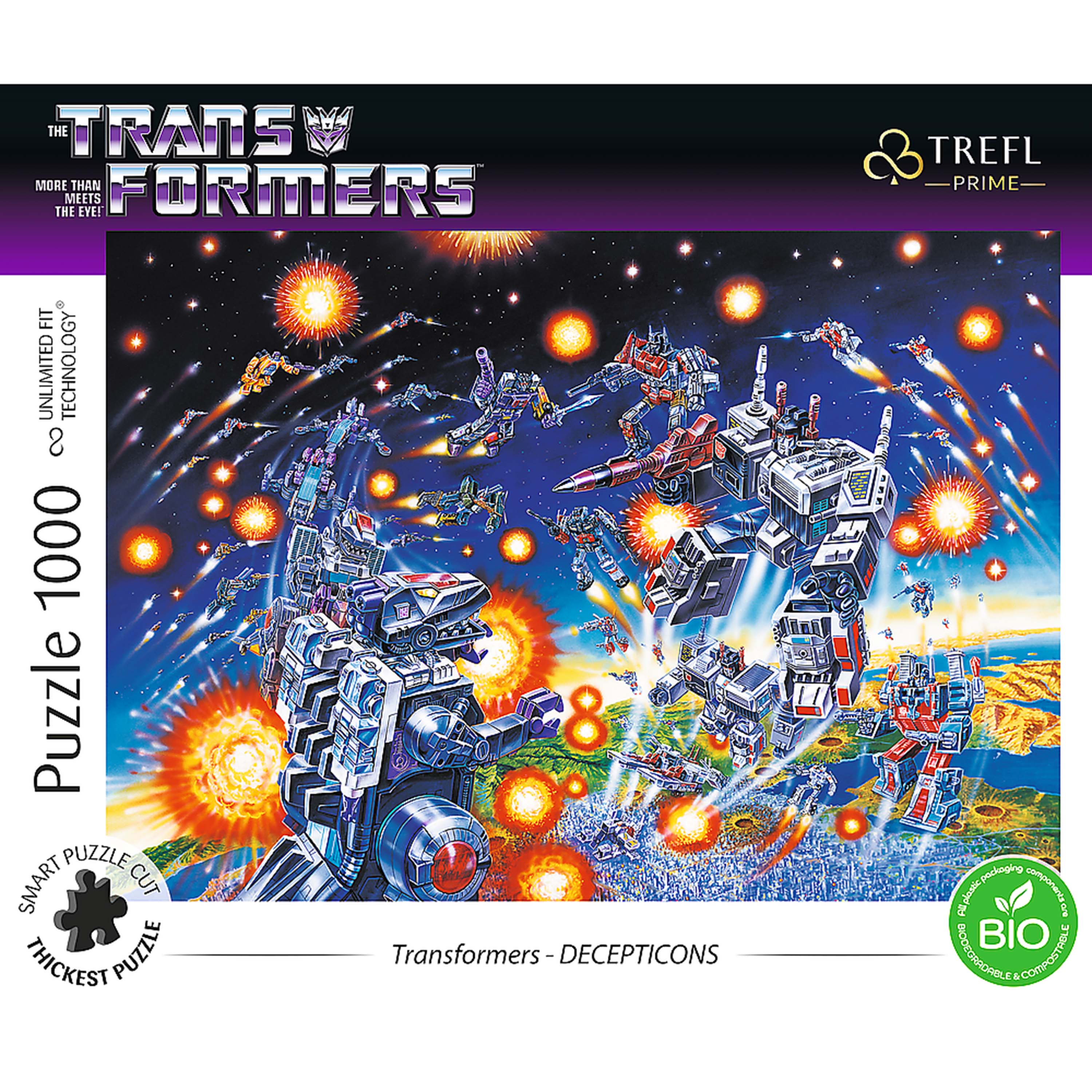 Trefl Prime 1000 Piece Puzzle - For Transformers Decepticons