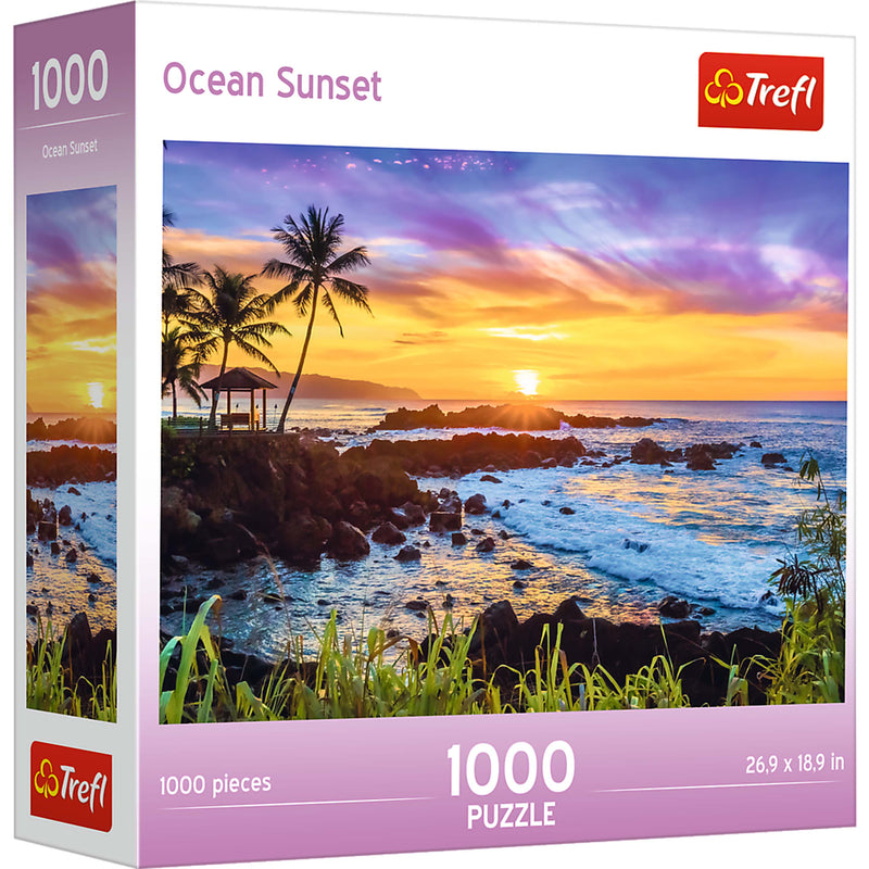 Trefl Red Ocean Sunset 1000 Piece Puzzle
