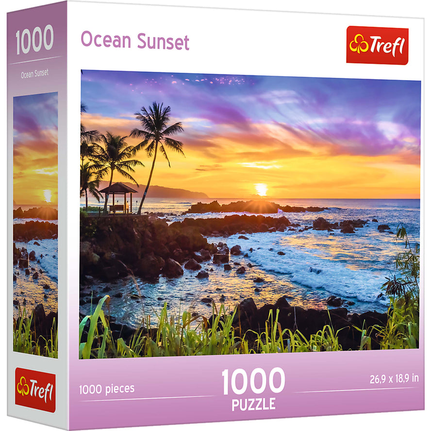 Trefl Red 1000 Piece Puzzle - Ocean Sunset