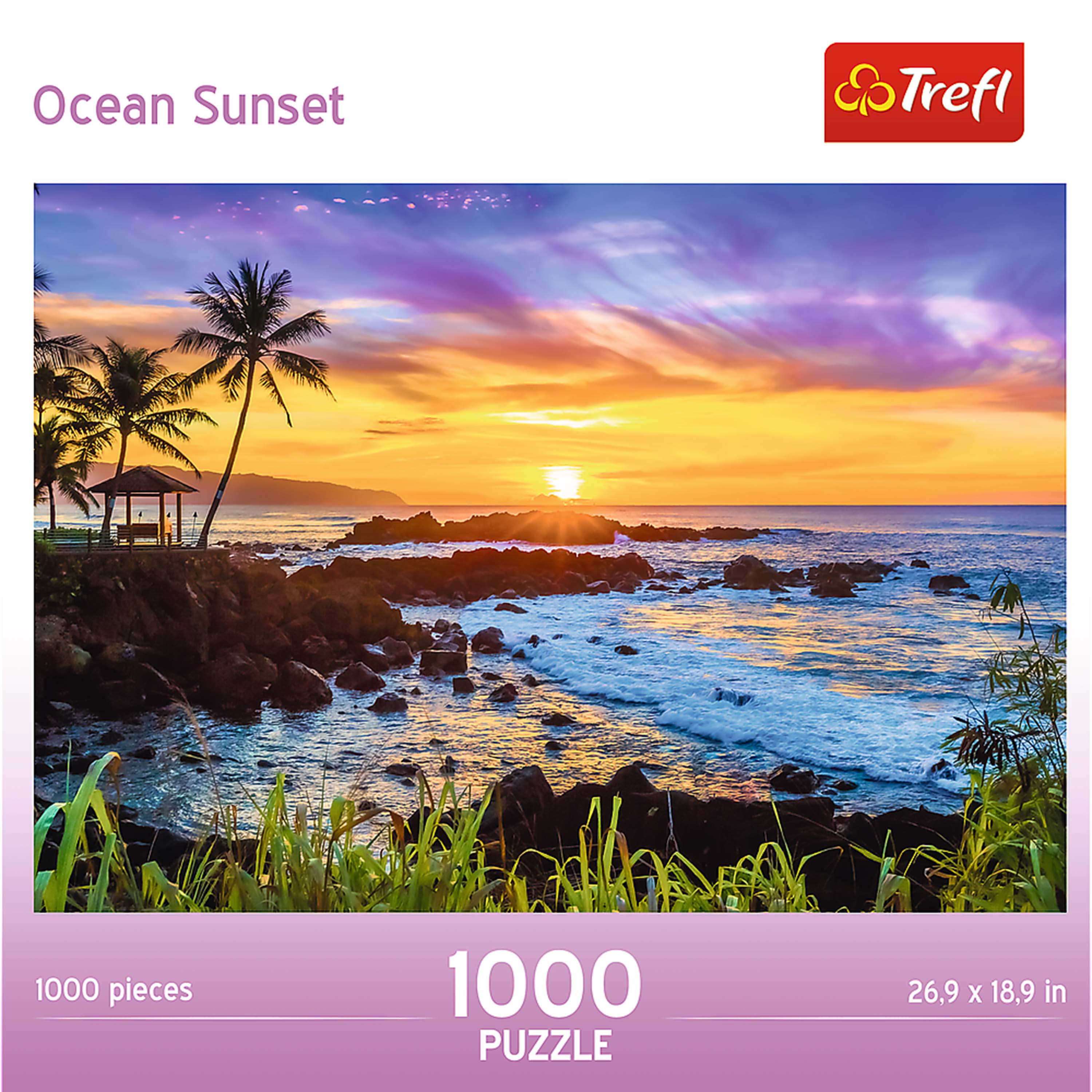 Trefl Red 1000 Piece Puzzle - Ocean Sunset