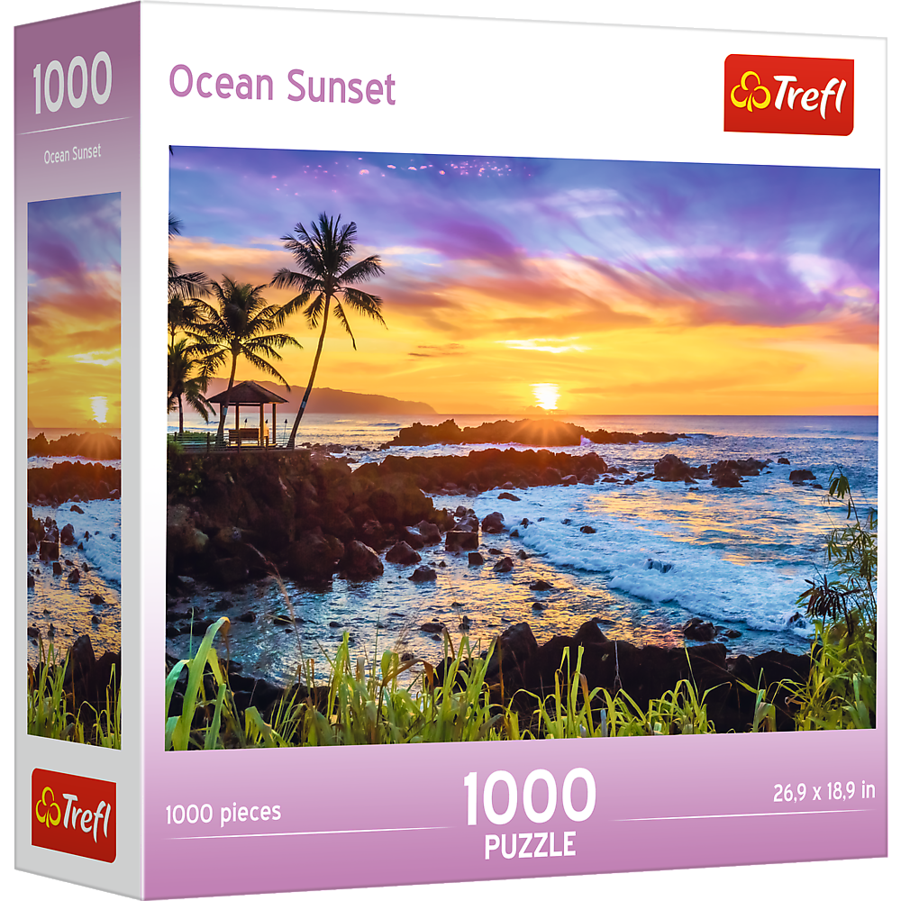 Trefl Red 1000 Piece Puzzle - Ocean Sunset