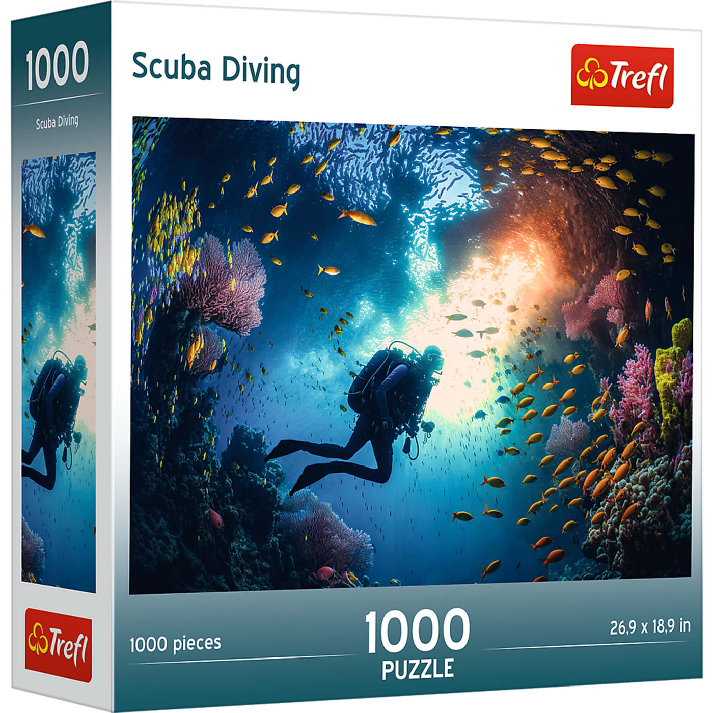 Trefl Red Scuba Diver 1000 Piece Puzzle