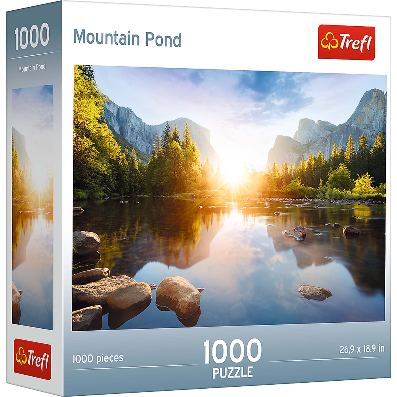 Trefl Red 1000 Piece Puzzle - Mountain Pond