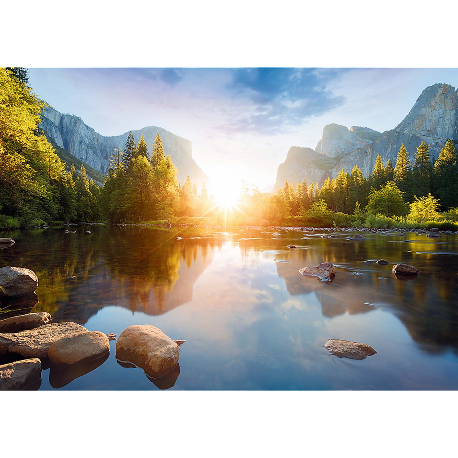 Trefl Red 1000 Piece Puzzle - Mountain Pond