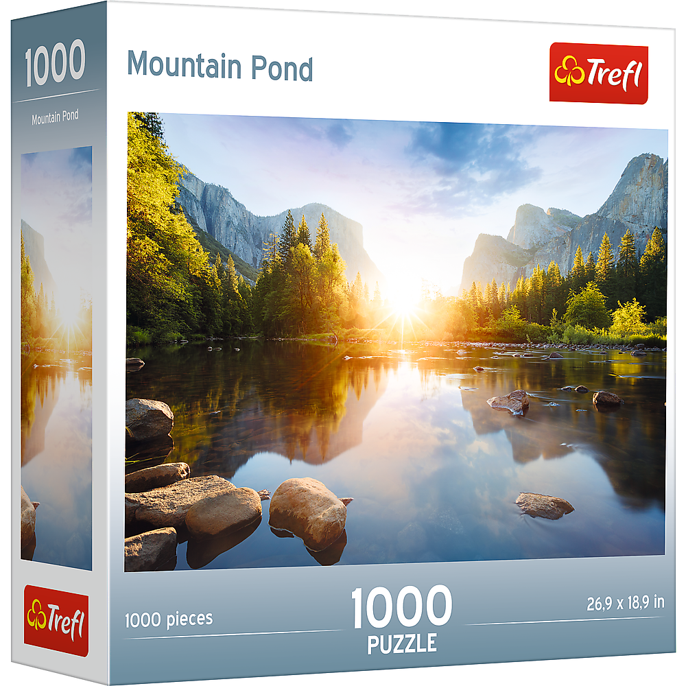 Trefl Red 1000 Piece Puzzle - Mountain Pond