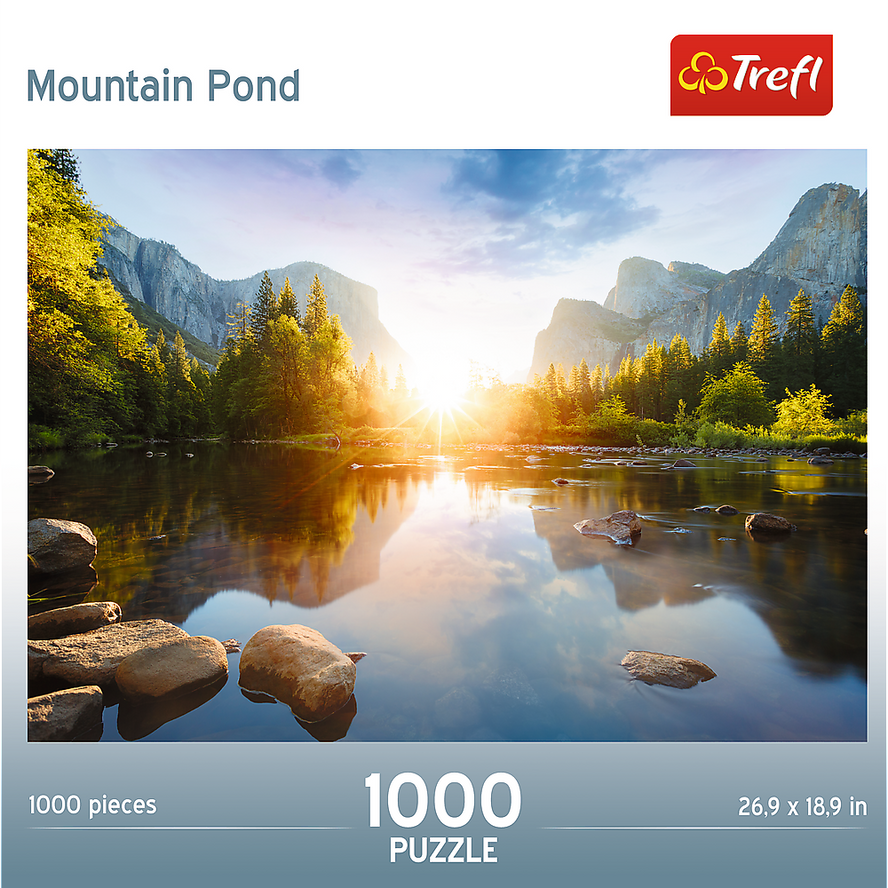 Trefl Red 1000 Piece Puzzle - Mountain Pond