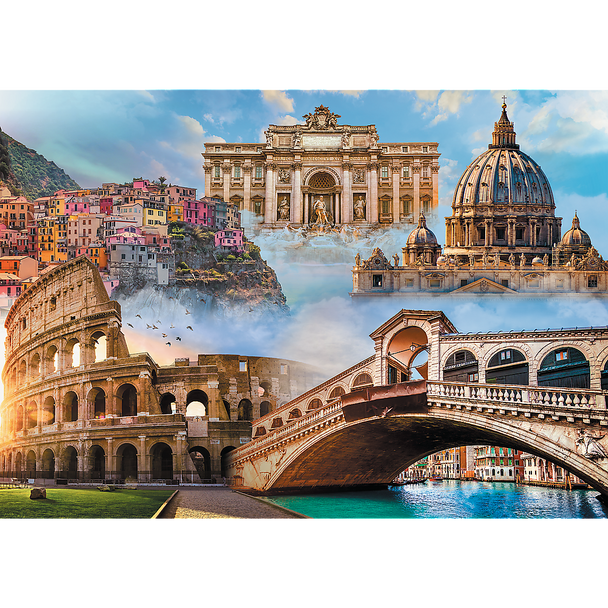 Trefl Red 1000 Piece Puzzle - Favorite Places Italy