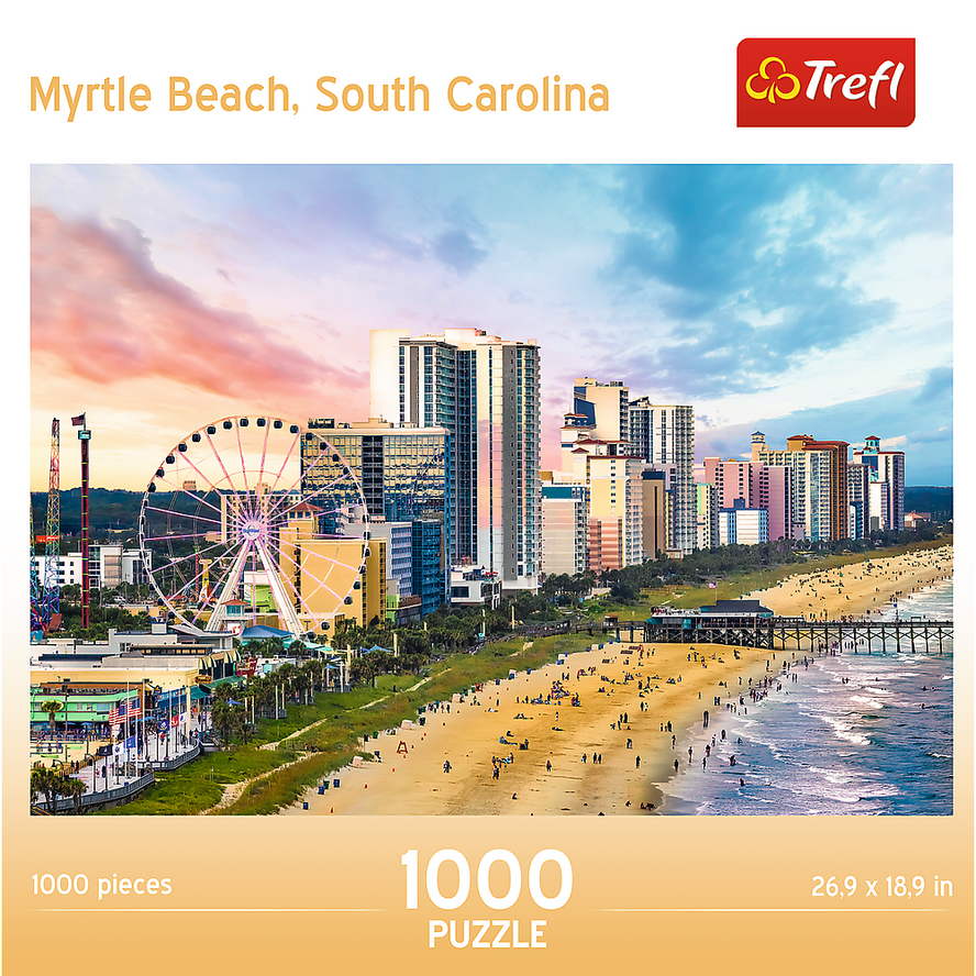 Trefl Red 1000 Piece Puzzle - Myrtle Beach