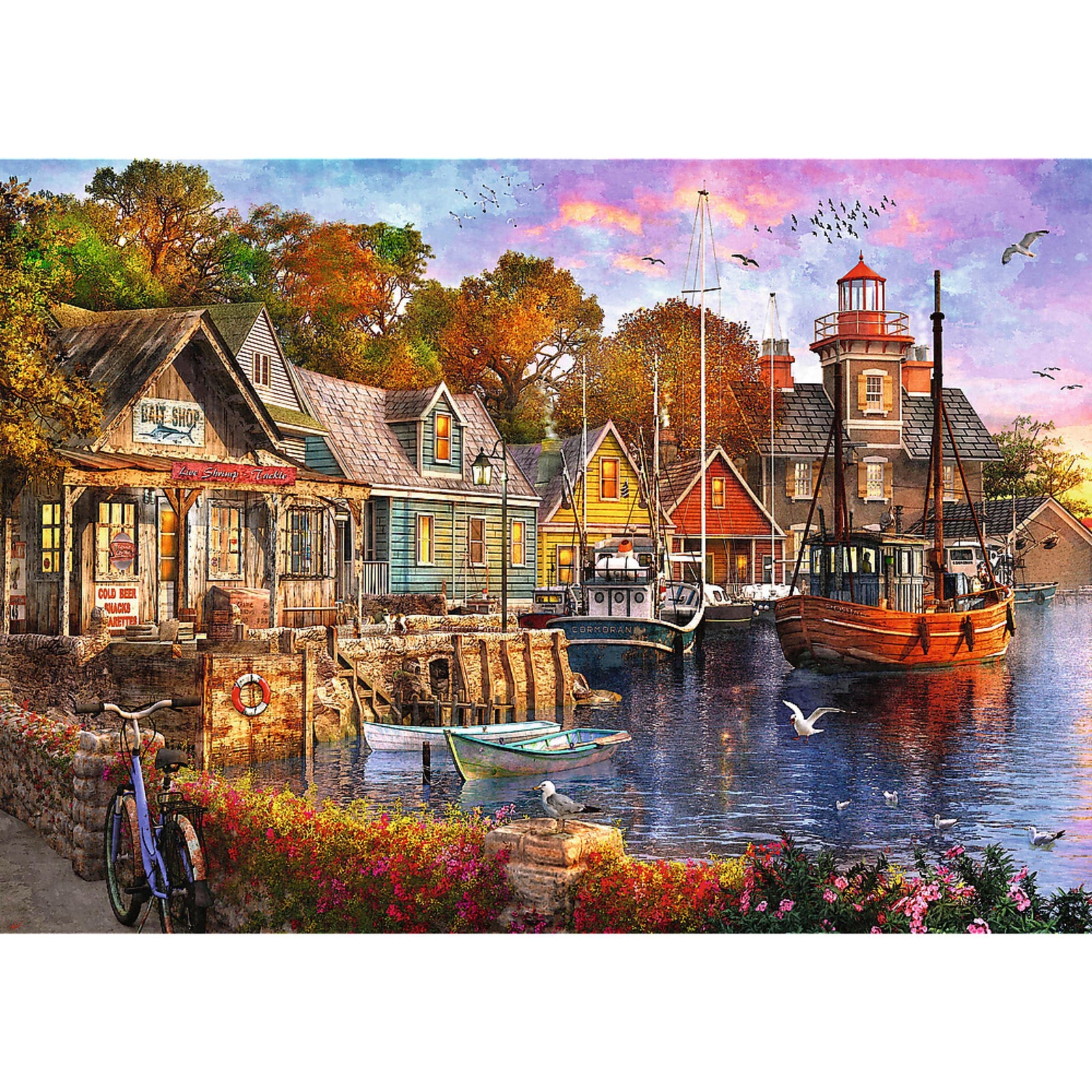 Trefl Premium Plus 1000 Piece Puzzle - Seaside Harbour