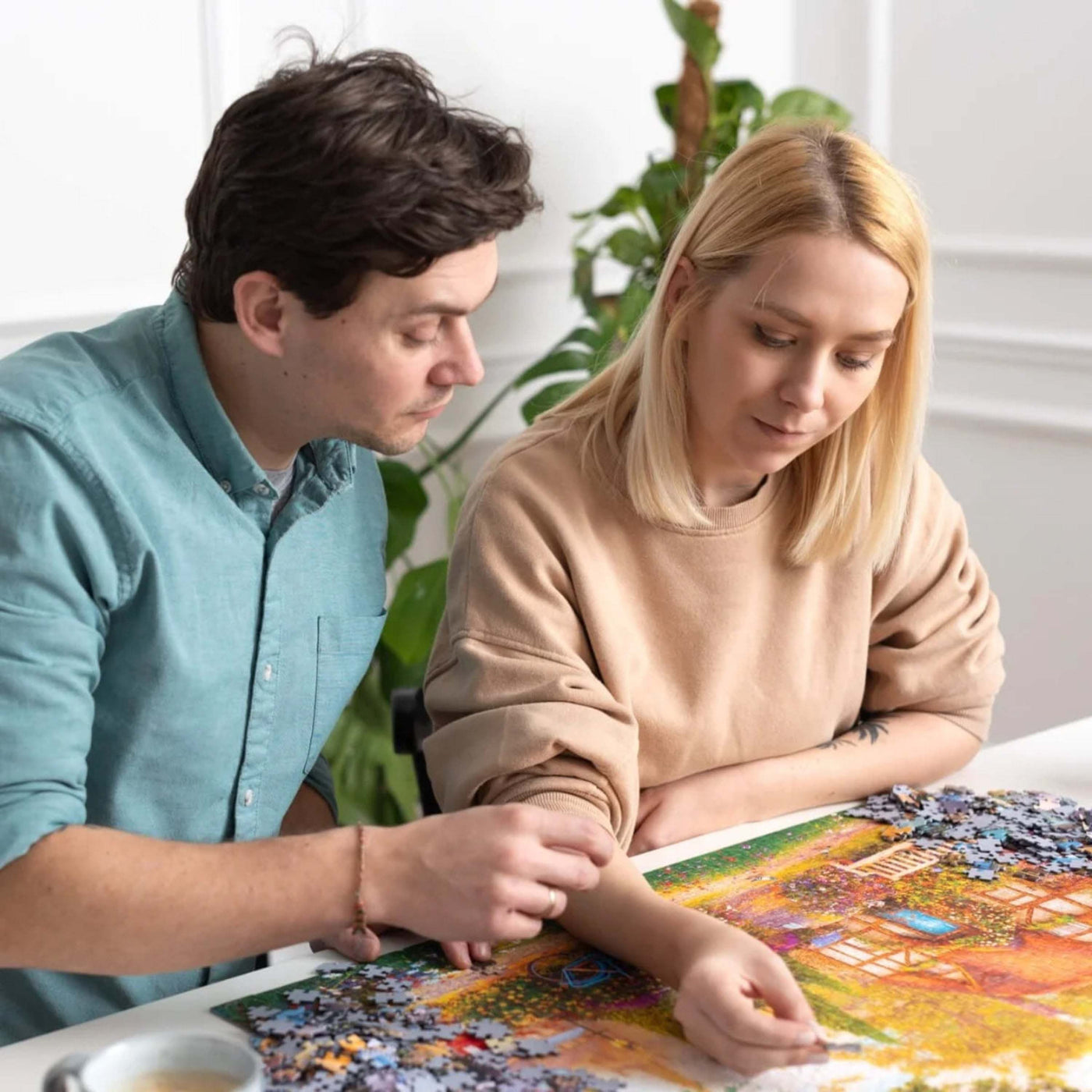 Trefl Premium Plus Flower Market Paris 1000 Piece Puzzle