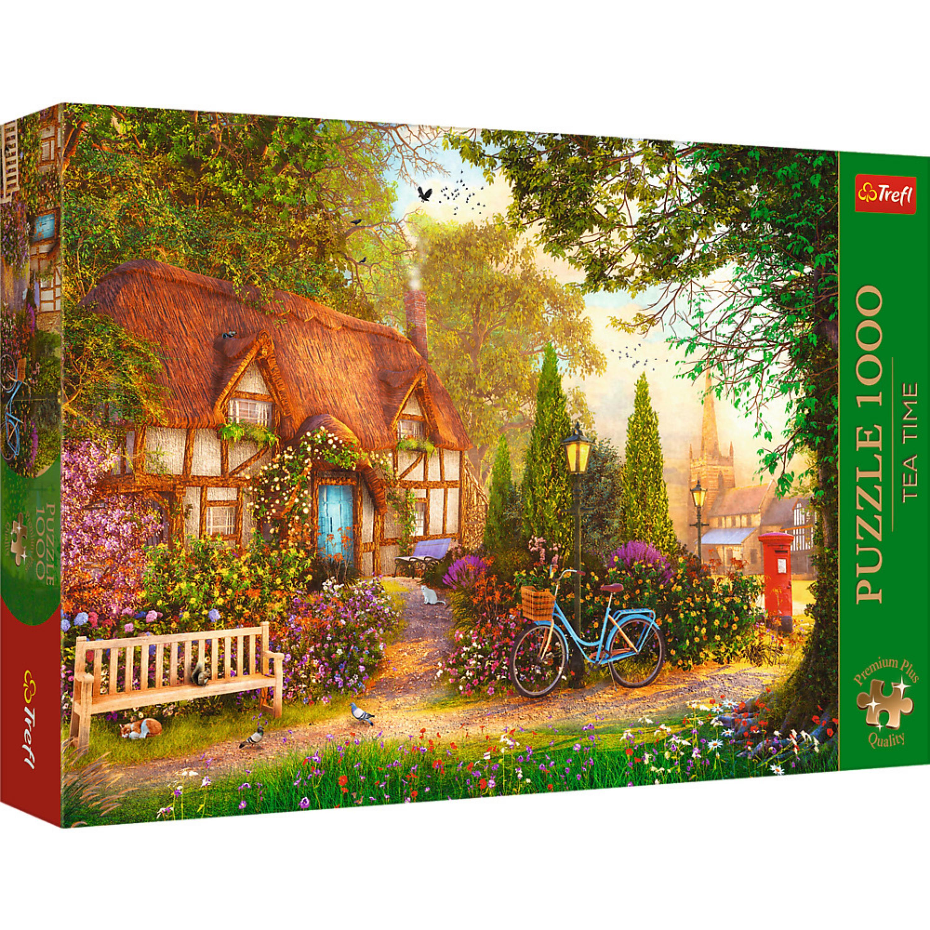 Trefl Premium Plus 1000 Piece Puzzle - Thatched Cottage