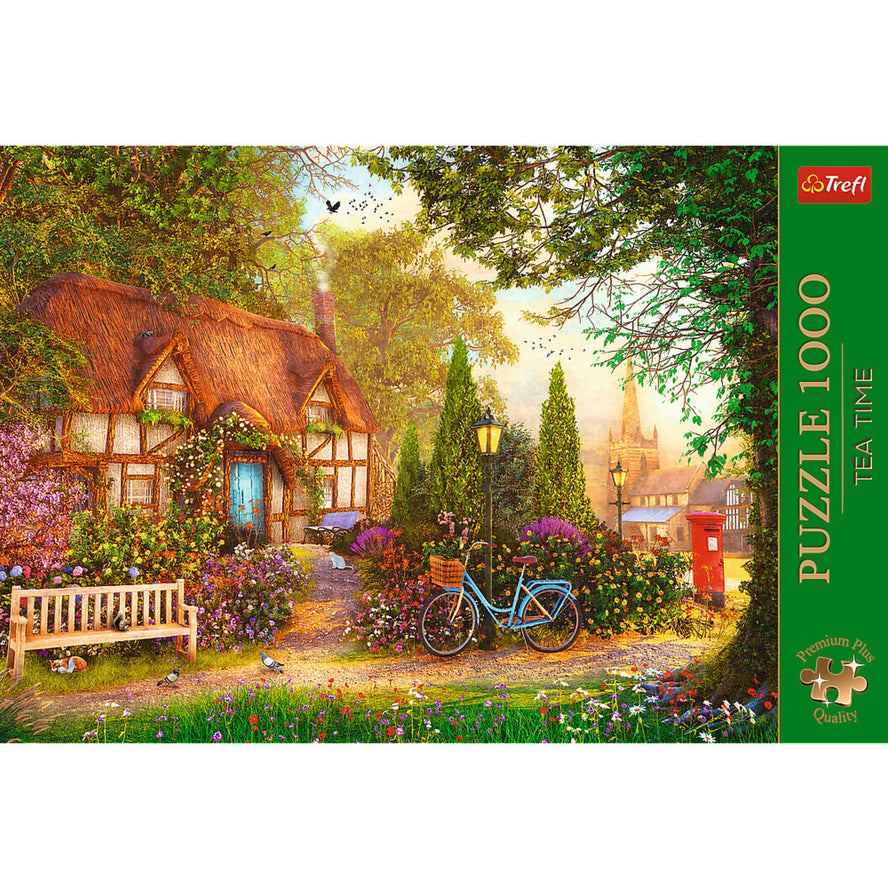 Trefl Premium Plus 1000 Piece Puzzle - Thatched Cottage