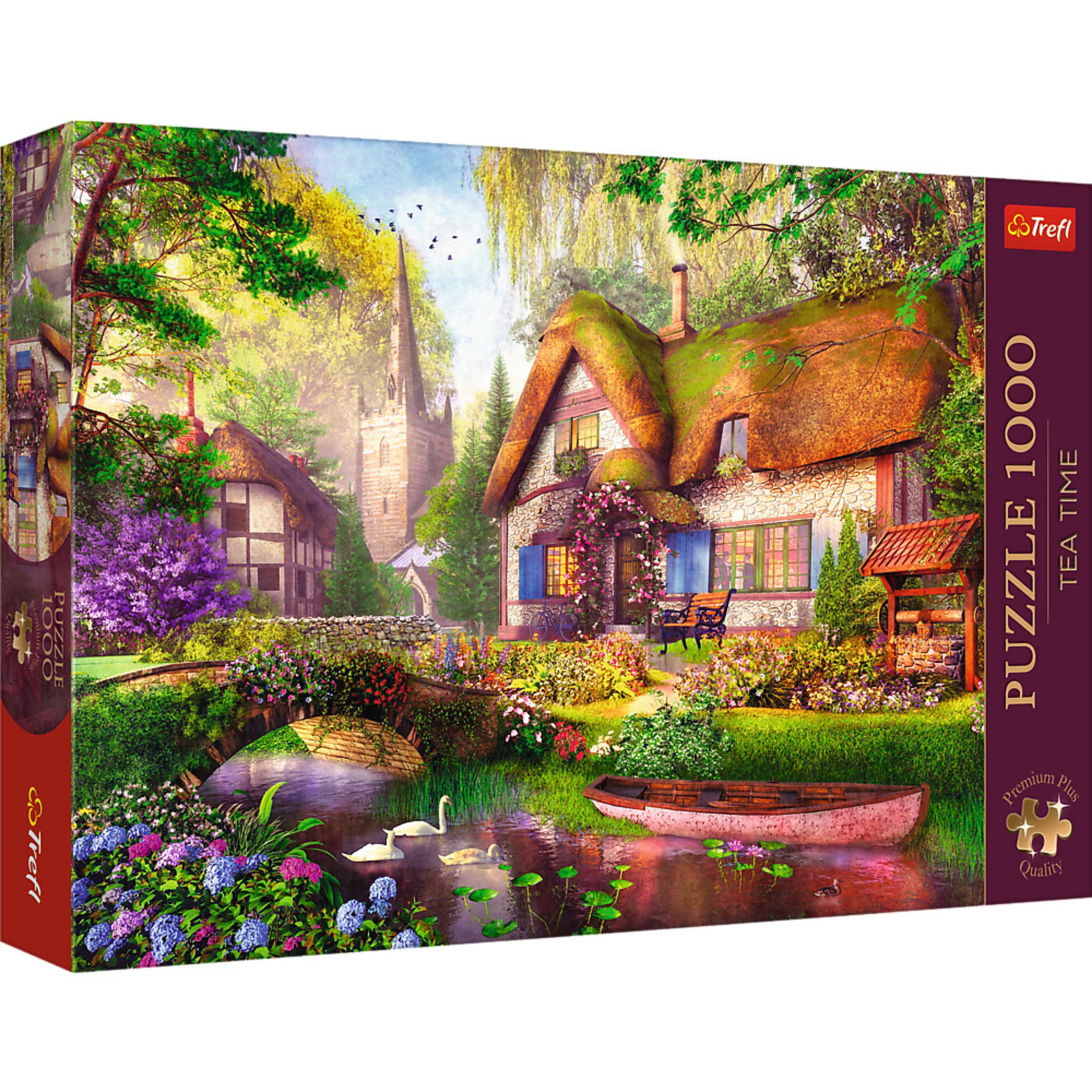 Trefl Premium Plus 1000 Piece Puzzle - The Woodland Cottage