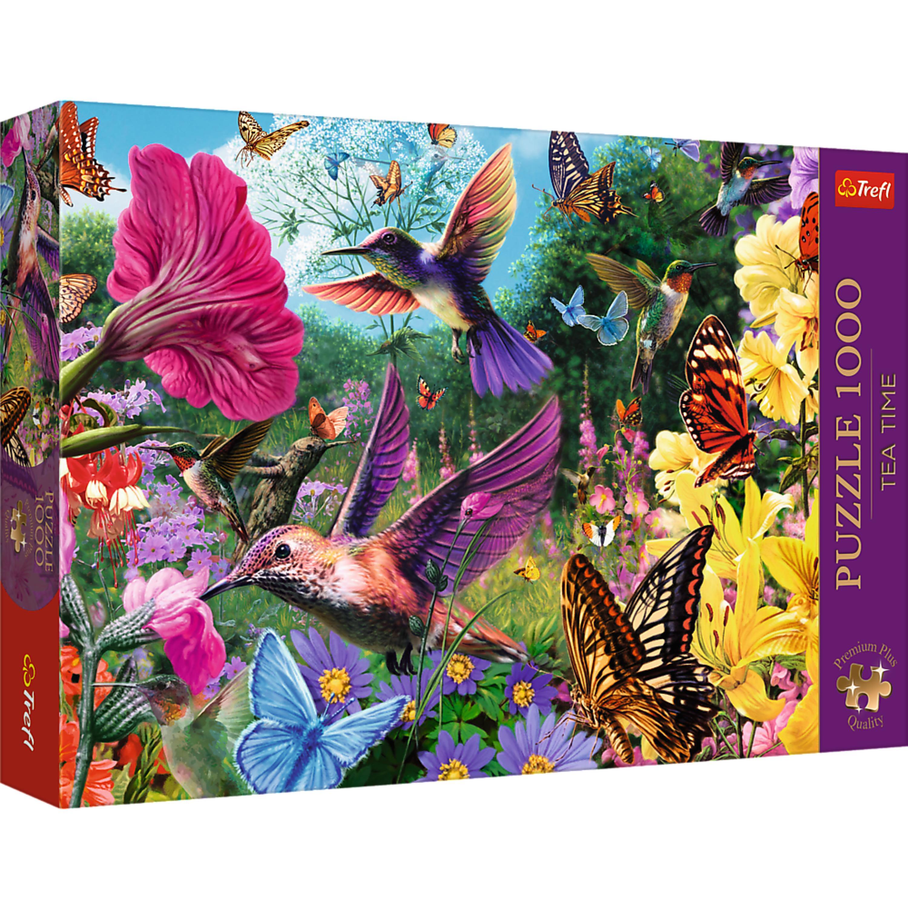 Trefl Premium Plus 1000 Piece Puzzle - Hummingbird Garden