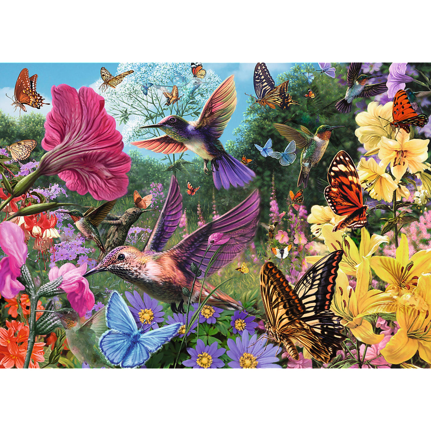 Trefl Premium Plus Hummingbird Garden 1000 Piece Puzzle