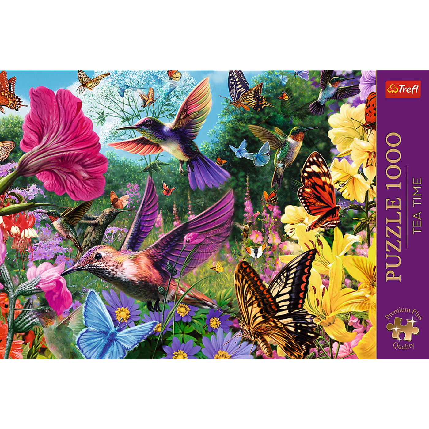 Trefl Premium Plus Hummingbird Garden 1000 Piece Puzzle