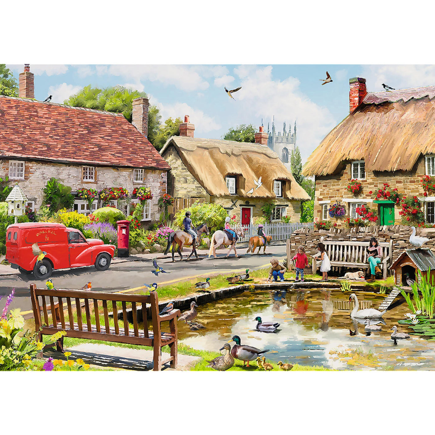 Trefl Premium Plus Summer in the Village 1000 Piece Puzzle