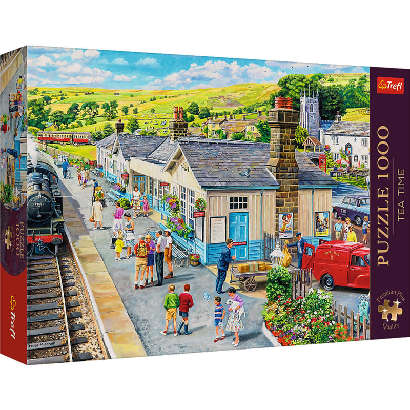Trefl Premium Plus The Village Station 1000 Piece Puzzle