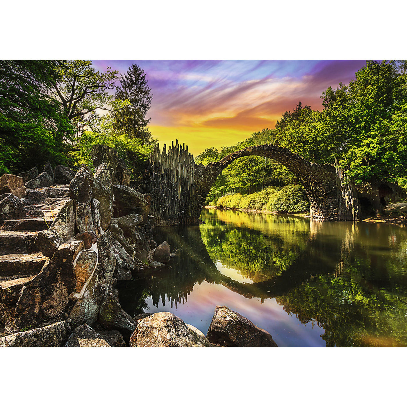 Trefl Premium Plus Rakotz Bridge in Kromlau, Germany 1000 Piece Puzzle