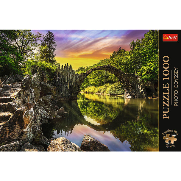 Trefl Premium Plus 1000 Piece Puzzle - Rakotz Bridge in Kromlau, Germany