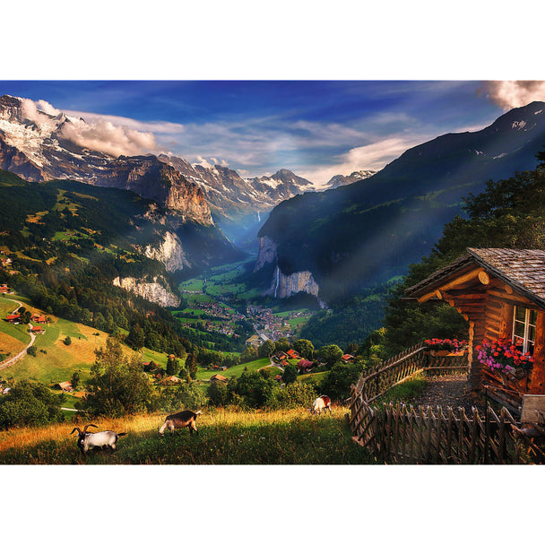 Trefl Premium Plus 1000 Piece Puzzle - Lauterbrunnen Valley, Switzerland