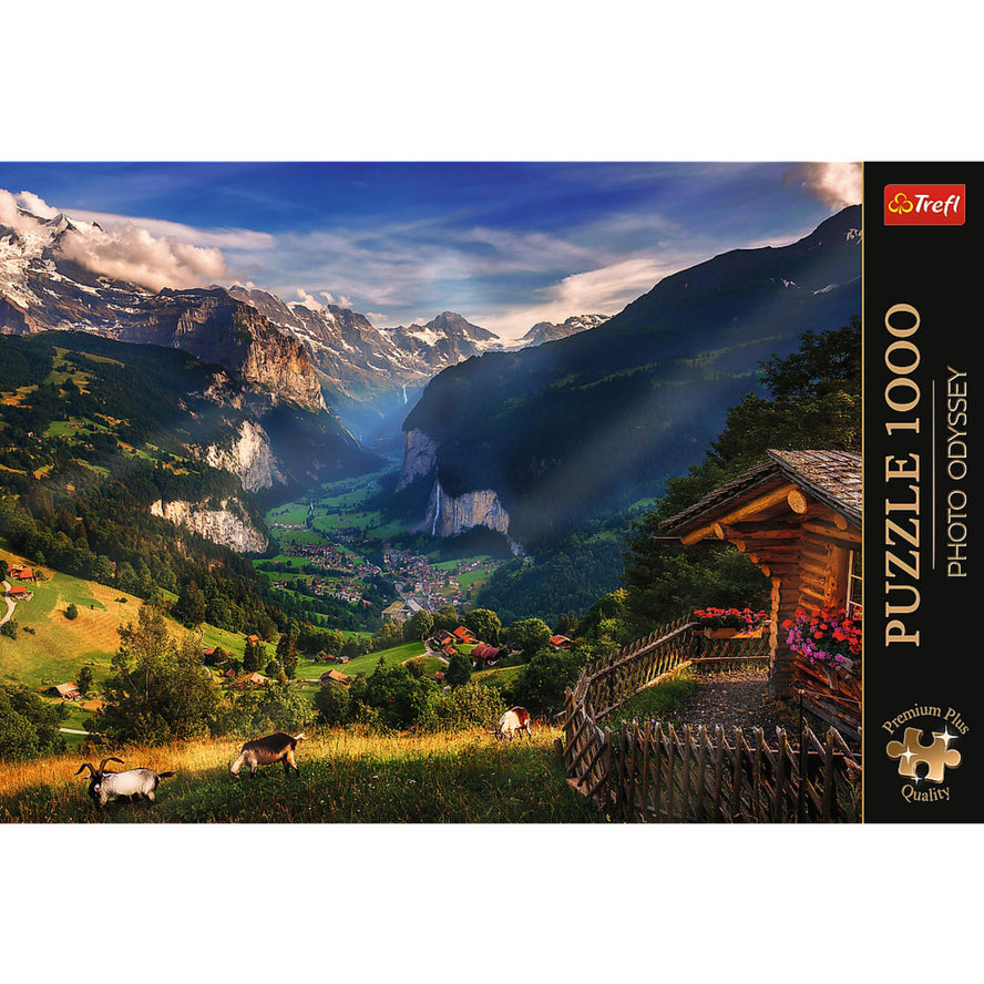 Trefl Premium Plus 1000 Piece Puzzle - Lauterbrunnen Valley, Switzerland