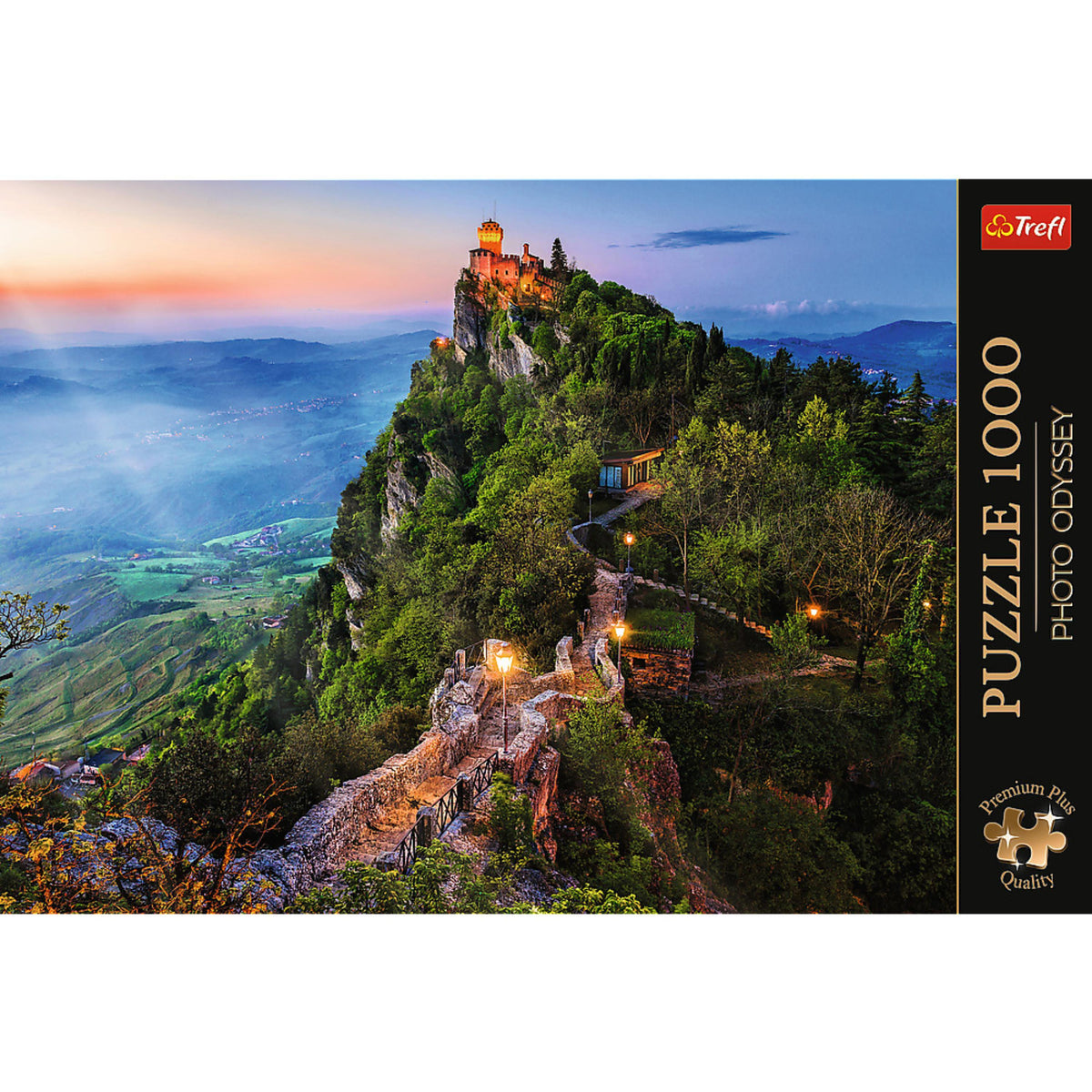Trefl Premium Plus Cesta Tower, San Marino 1000 Piece Puzzle