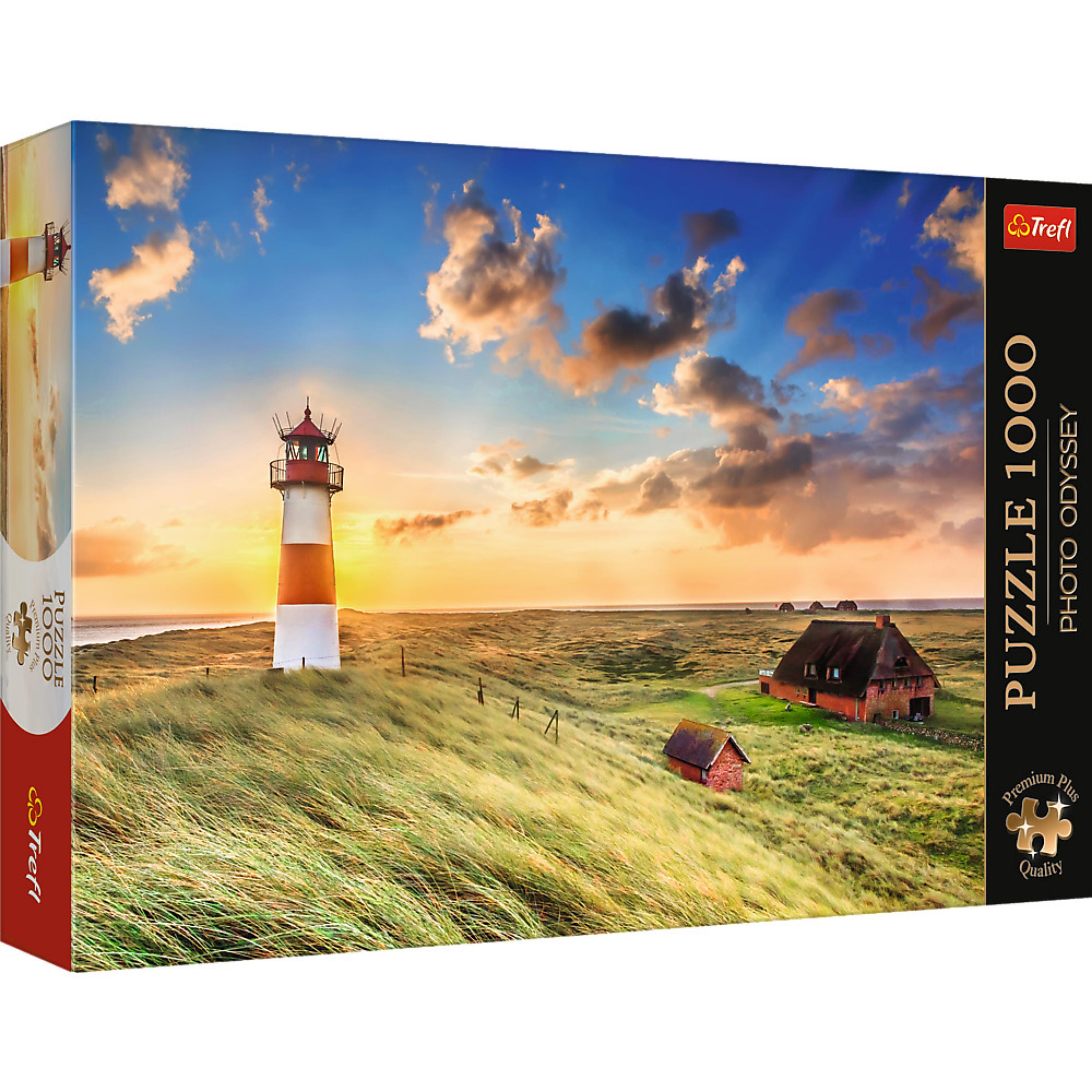 Trefl Premium Plus 1000 Piece Puzzle - List-Ost Lighthouse, Germany