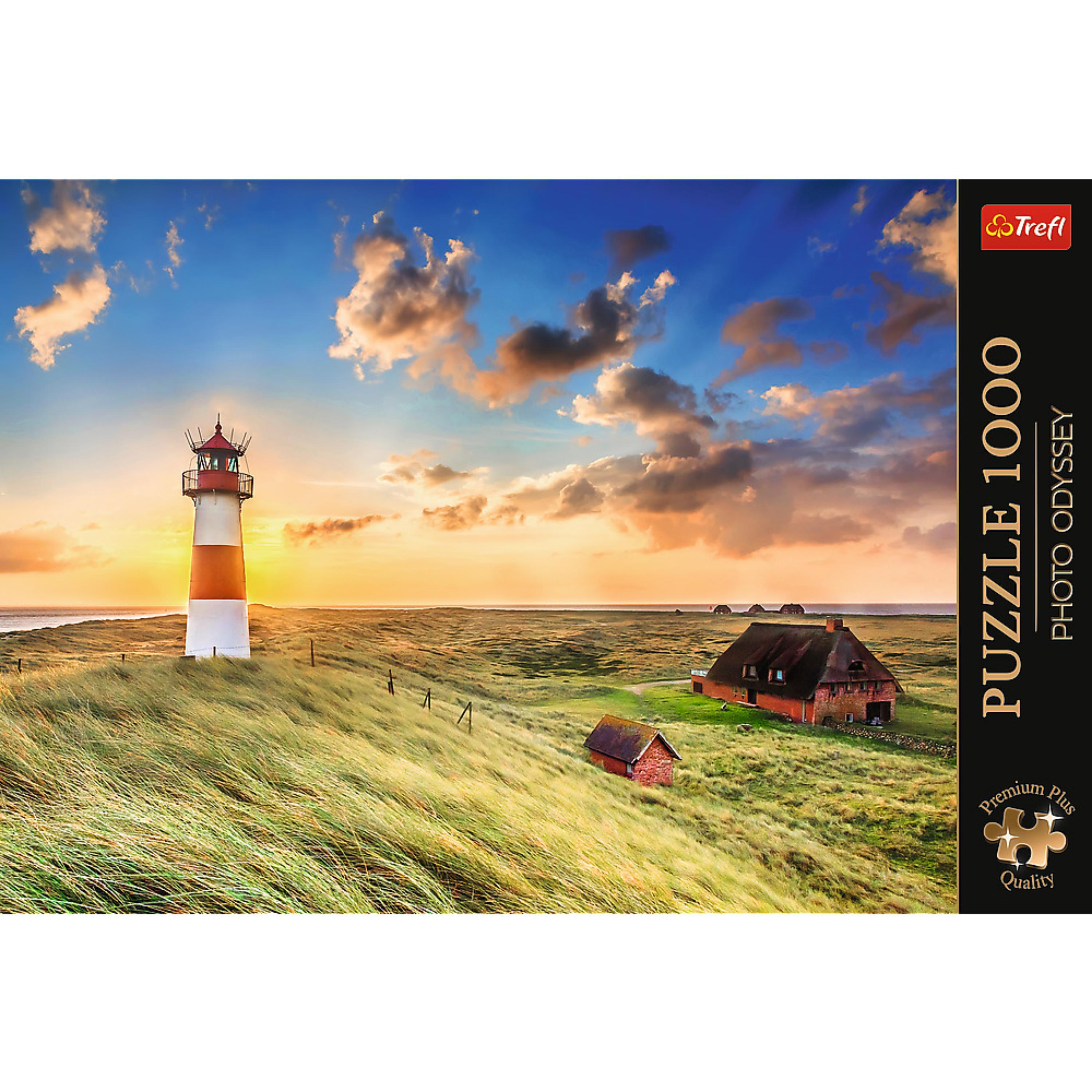 Trefl Premium Plus 1000 Piece Puzzle - List-Ost Lighthouse, Germany