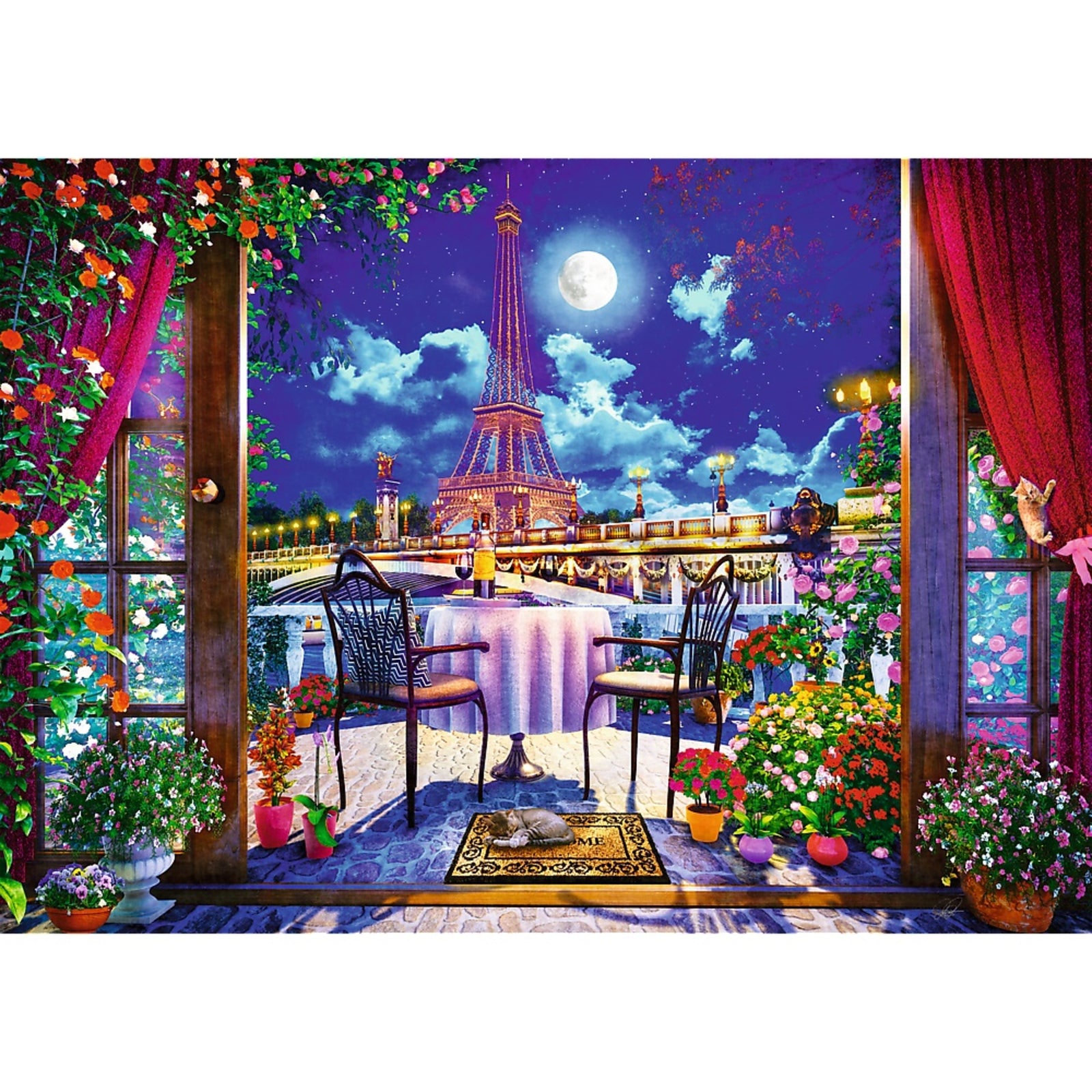 Trefl Premium Plus 1000 Piece - Parisian Moonlight