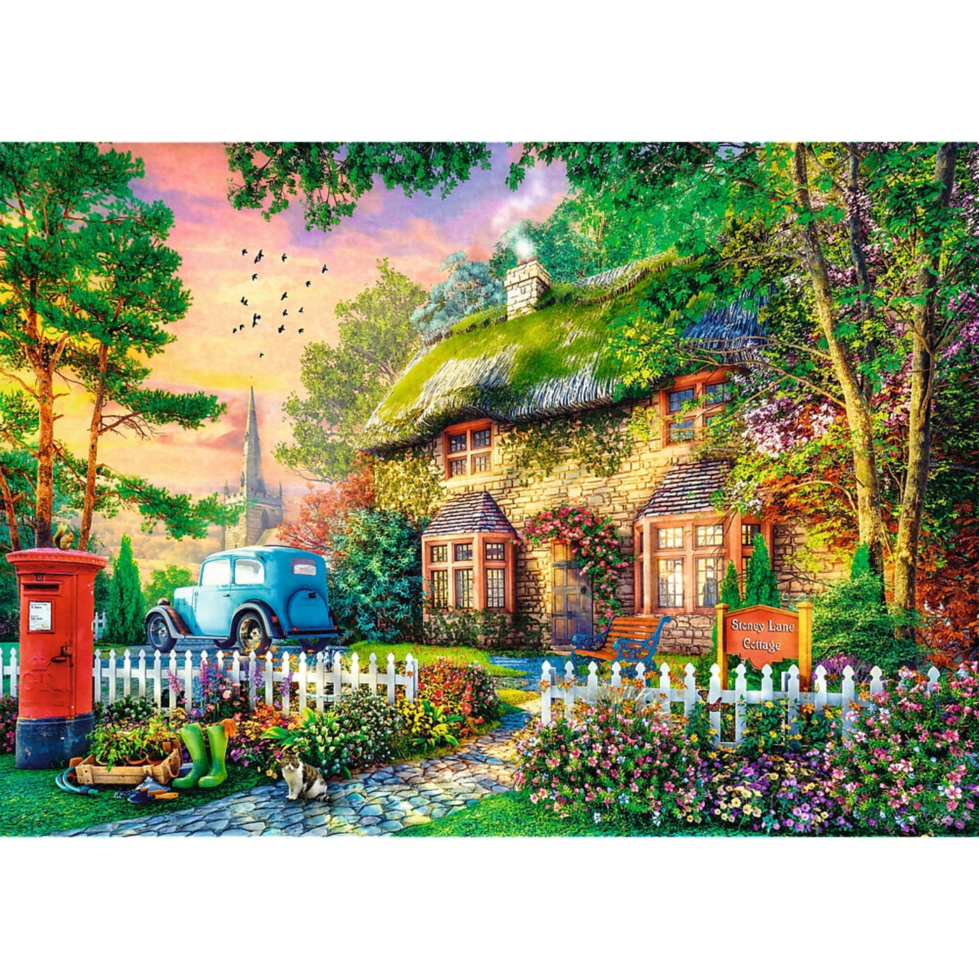 Trefl Premium Plus Stoney Lane Cottage 1000 Piece Puzzle