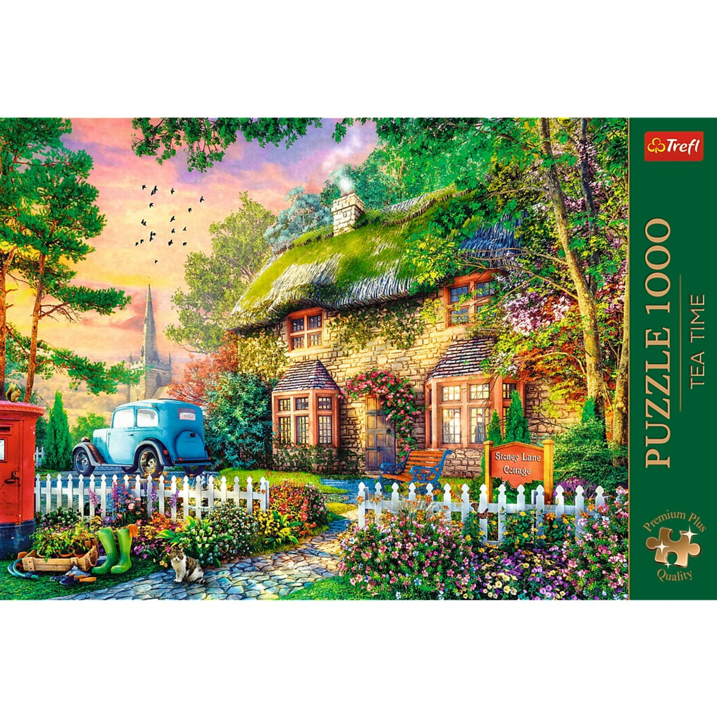 Trefl Premium Plus Stoney Lane Cottage 1000 Piece Puzzle