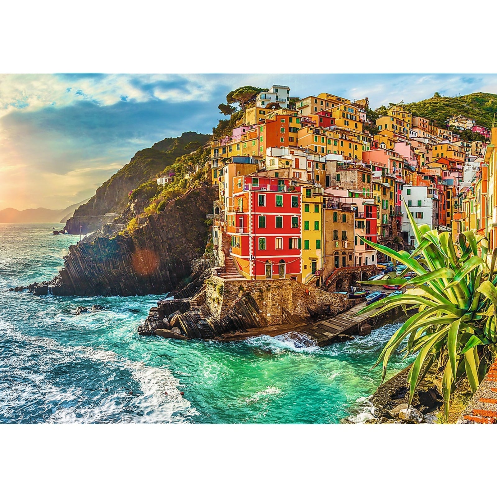 Trefl Premium Plus 1000 Piece Puzzle - Town of Riomaggiore, Italy