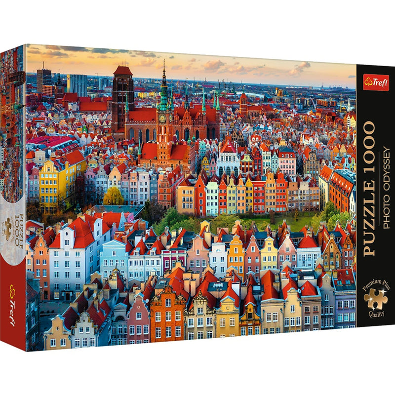 Trefl Premium Plus View on Gdansk, Poland 1000 Piece Puzzle