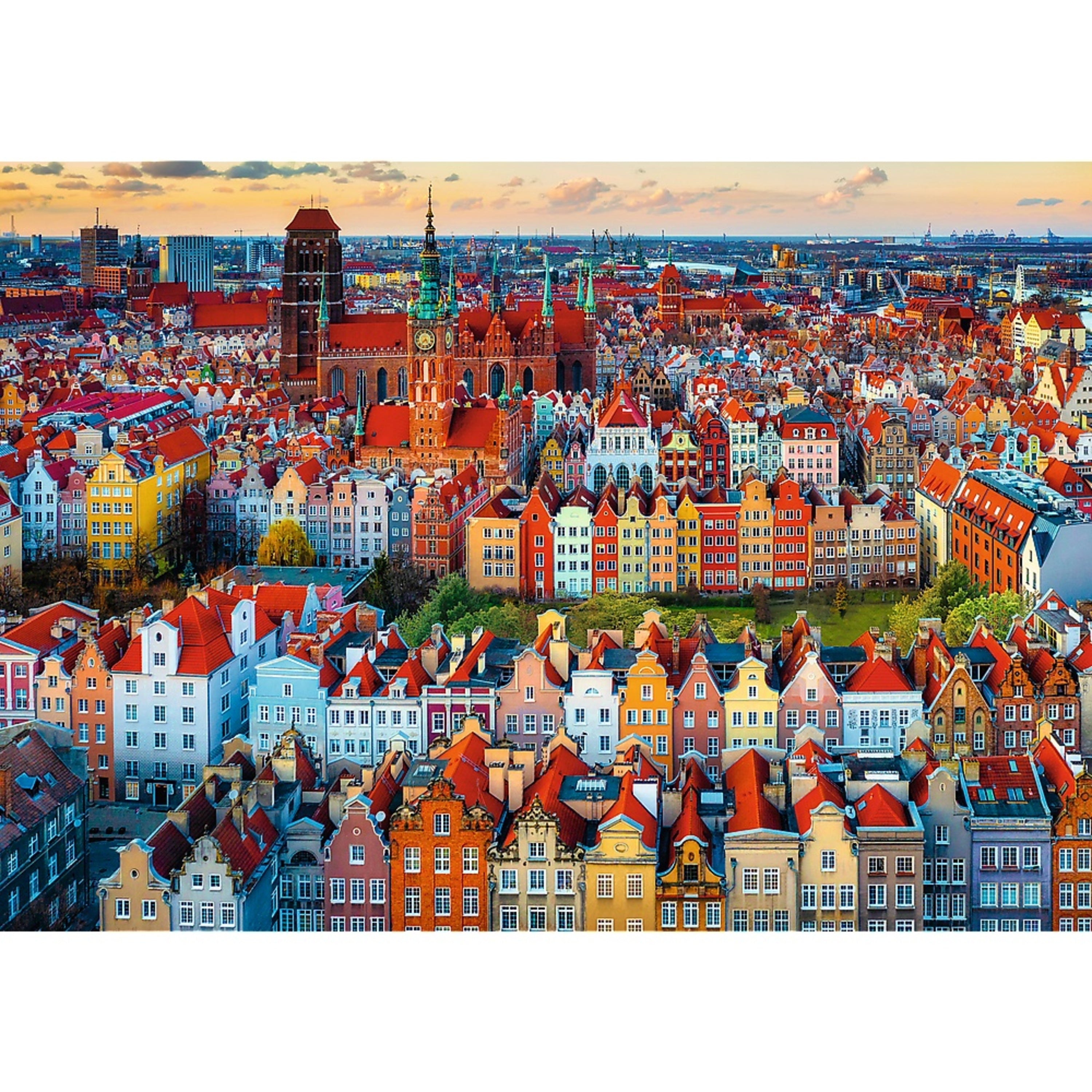 Trefl Premium Plus 1000 Piece Puzzle - View on Gdansk, Poland