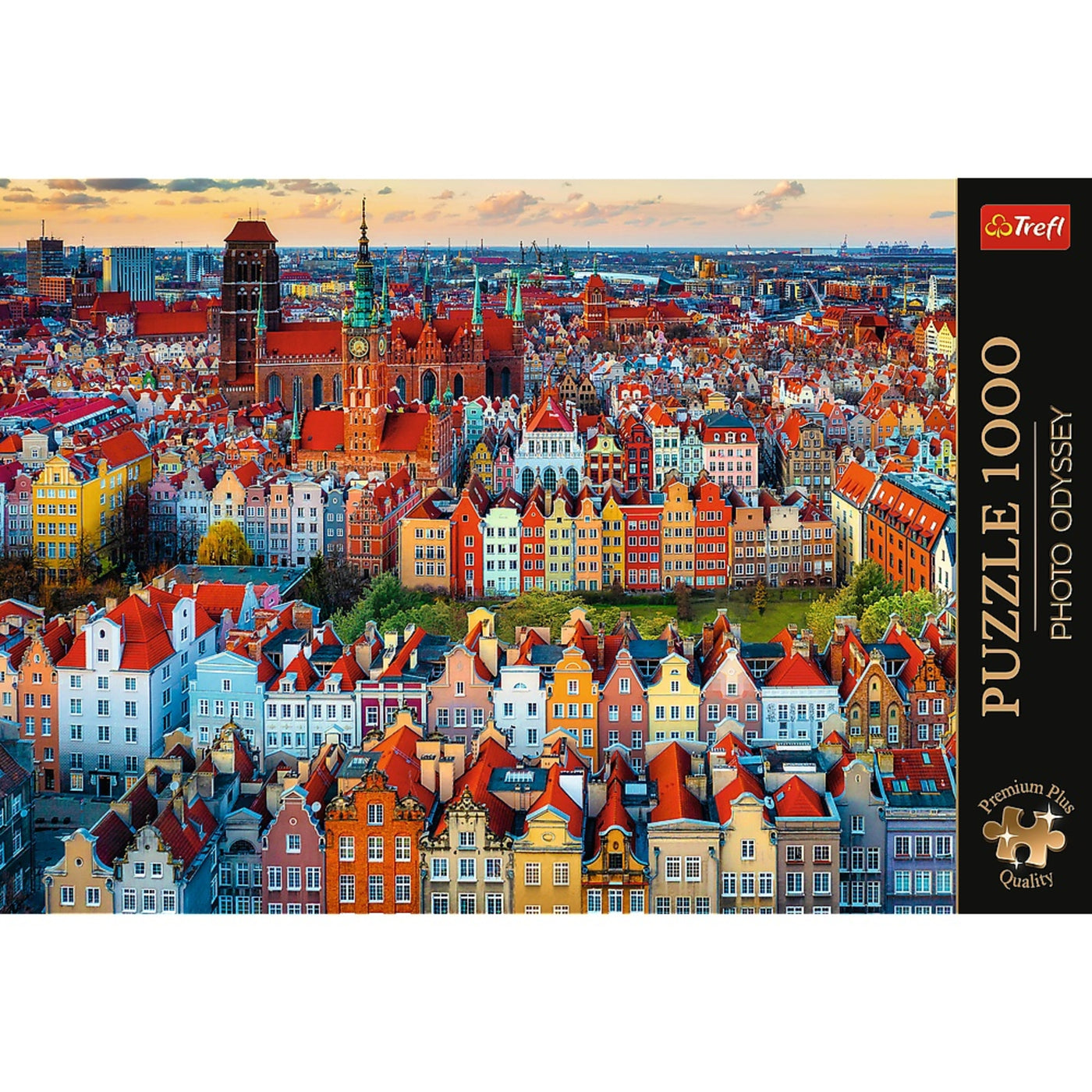 Trefl Premium Plus View on Gdansk, Poland 1000 Piece Puzzle