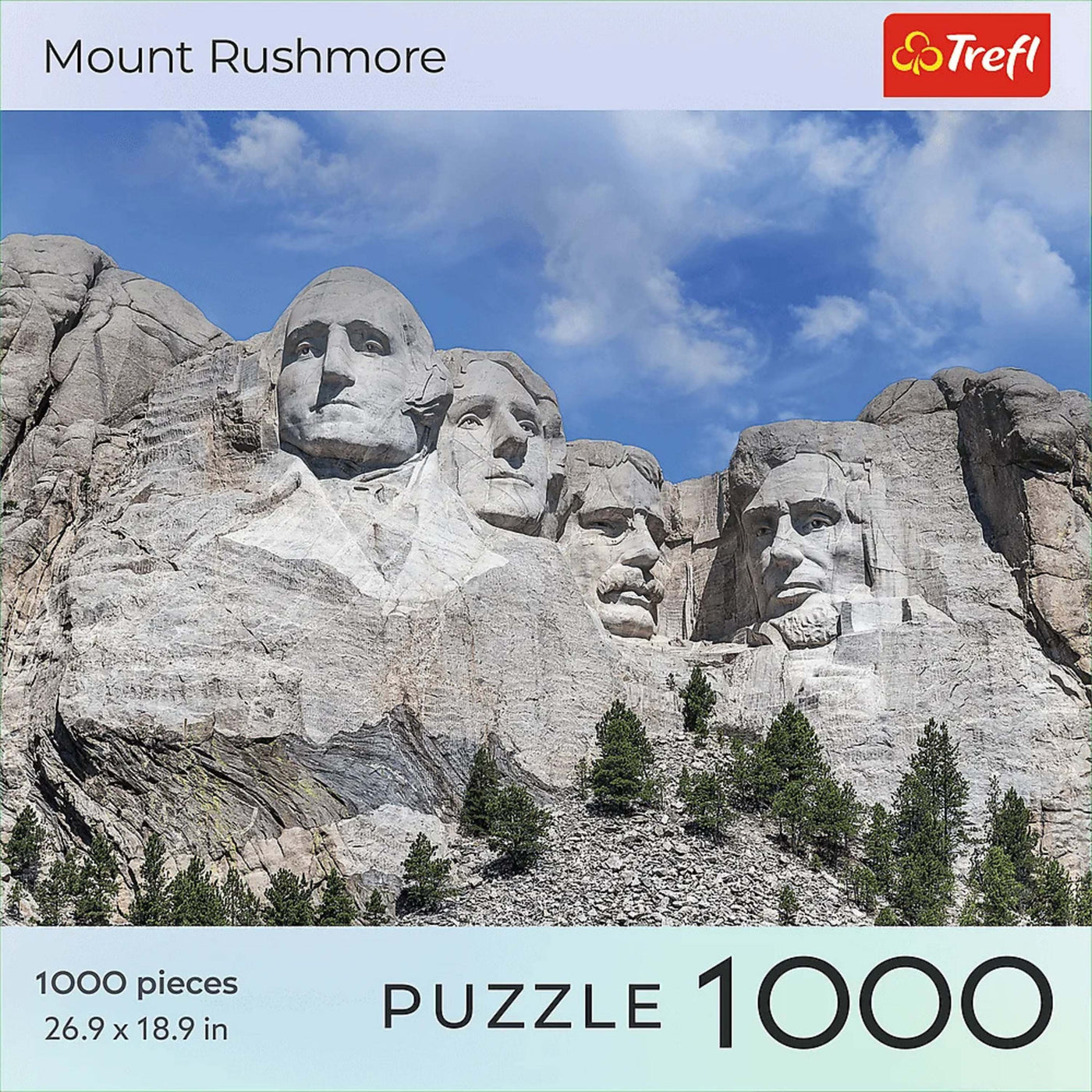 Trefl Red National Parks Mount Rushmore 1000 Piece Puzzle