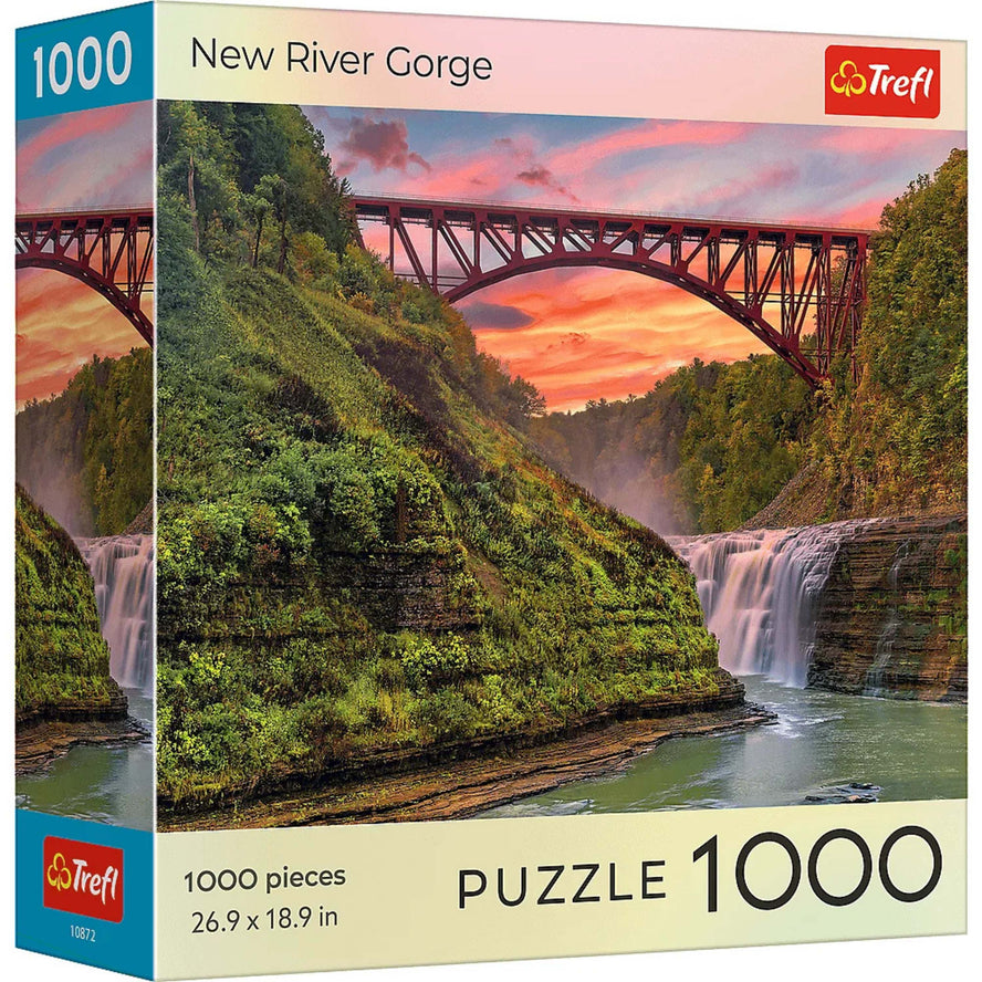 Trefl Red 1000 Piece Puzzle - National Parks New River Gorge